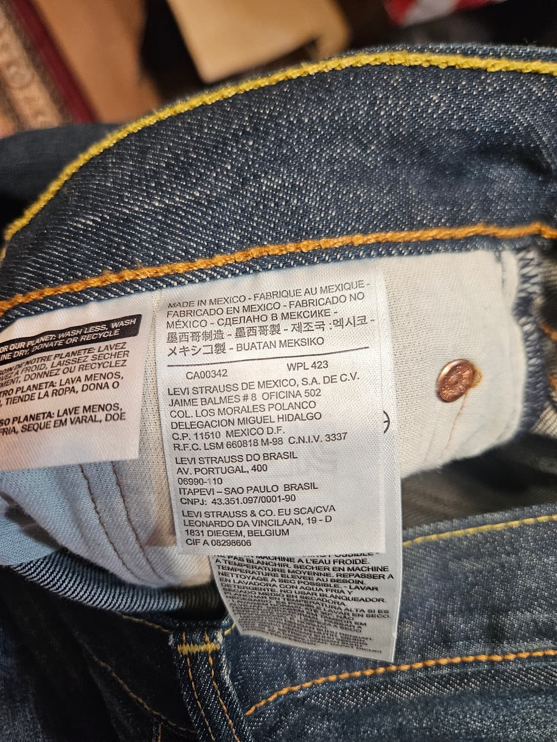 Levi’s 501  Original Fit Denim (30×30) 상품이미지3
