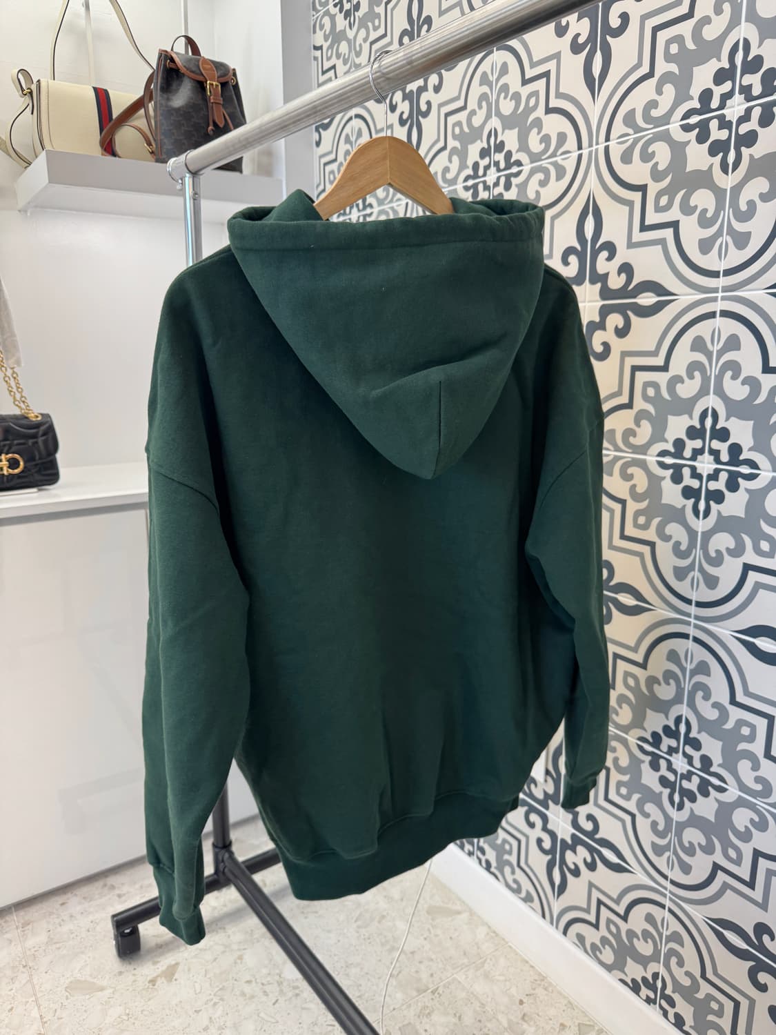 Oioi 후드티 그린 상품이미지2