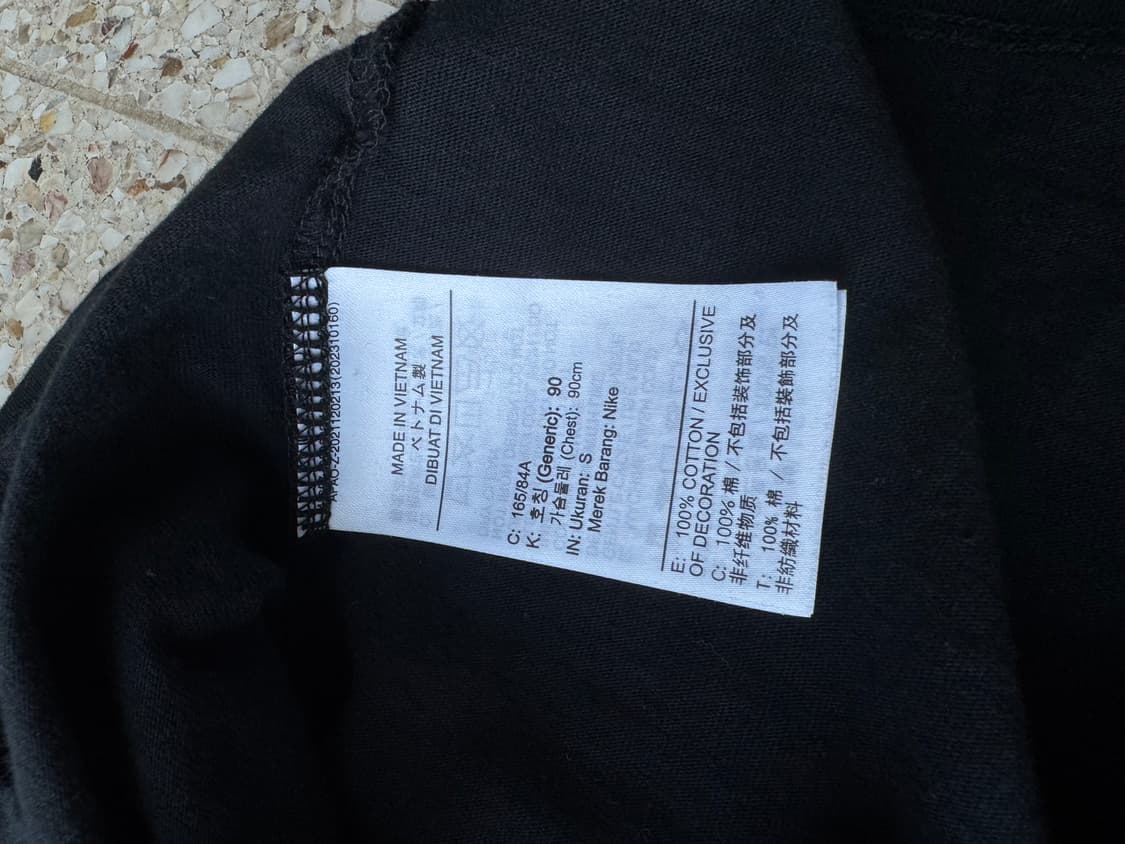 나이키 방콕 레터링 반팔 티셔츠 S 상품이미지4