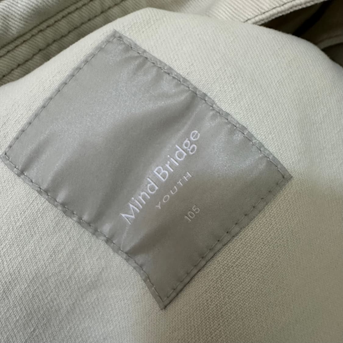 105 마인드브릿지 트러커 자켓 아이보리 상품이미지4