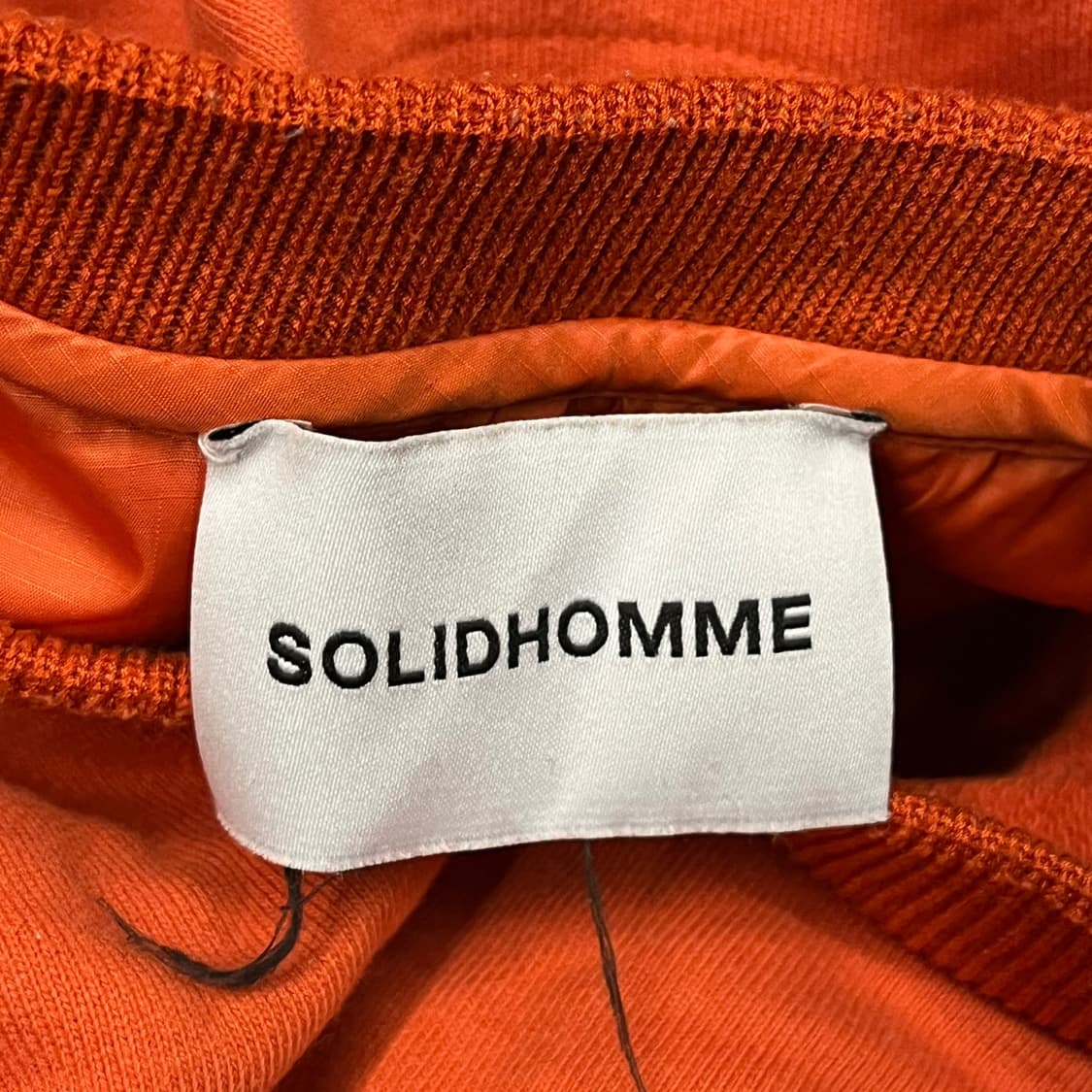 [정품] 솔리드옴므 First Contact 패치 맨투맨 오렌지 b8 상품이미지5