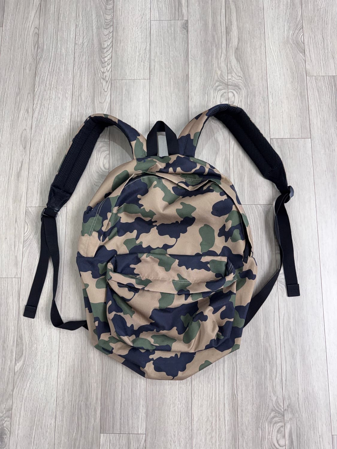 빈티지 밀리터리 카모 패턴 백팩 상품이미지1