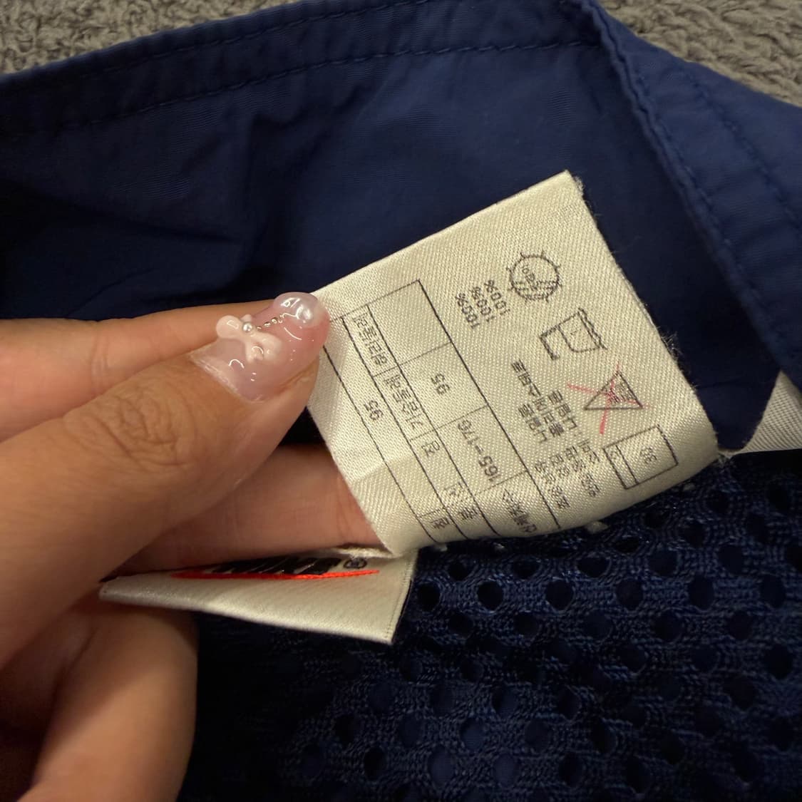 [ 정품/95 ] 90s 나이키 올드스쿨 USA 스우시 바람막이 자켓 상품이미지5