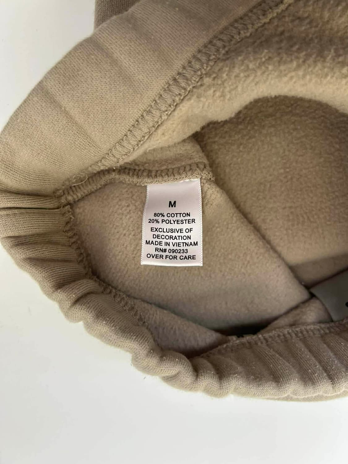 [M] 에센셜 피어오브갓 로고 스웨트 팬츠 베이지 상품이미지4