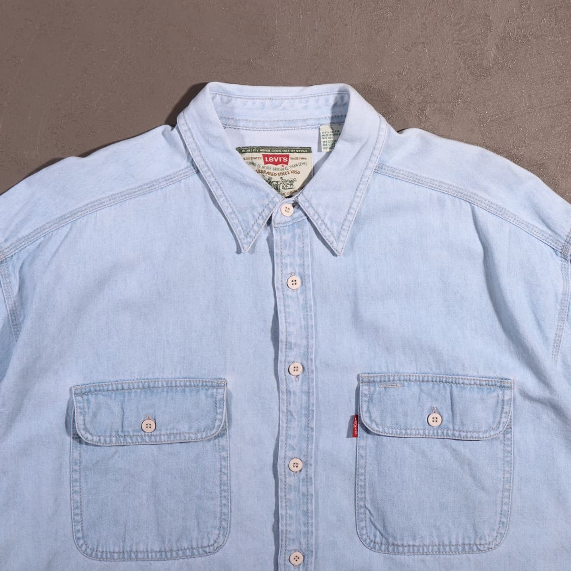 90s 리바이스 데님셔츠 상품이미지2
