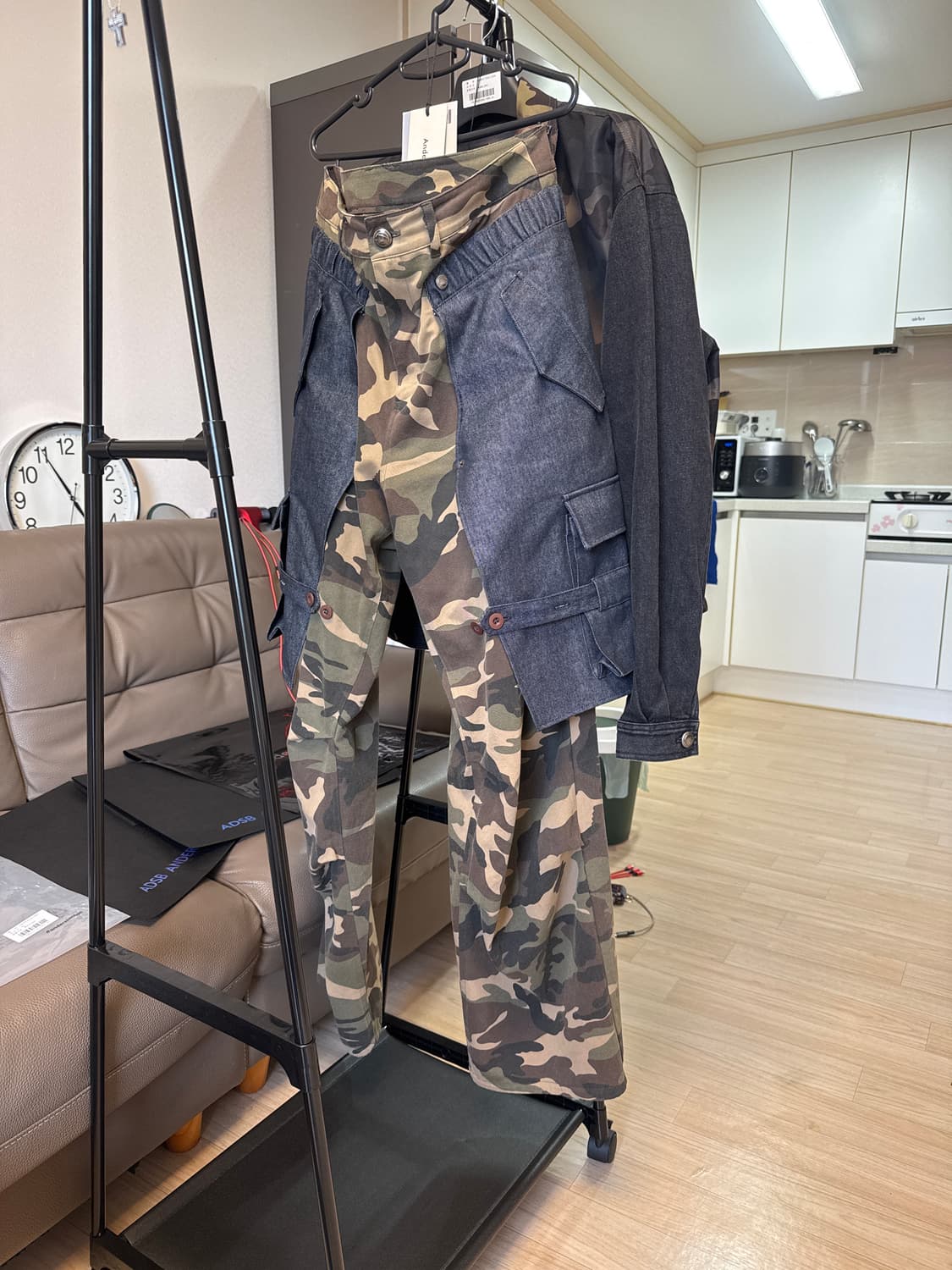 앤더슨벨 초회판 랩터 레이어드 카고 팬츠 상품이미지5