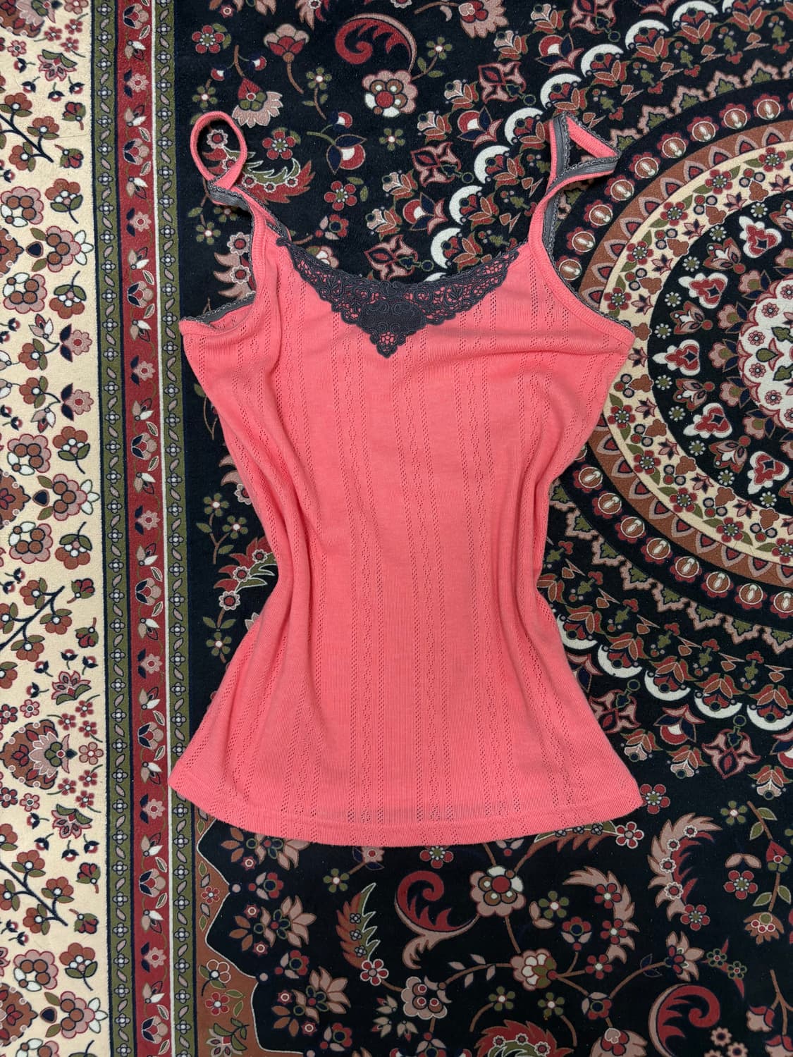 Little Ruru pink coral sleeveless 상품이미지2