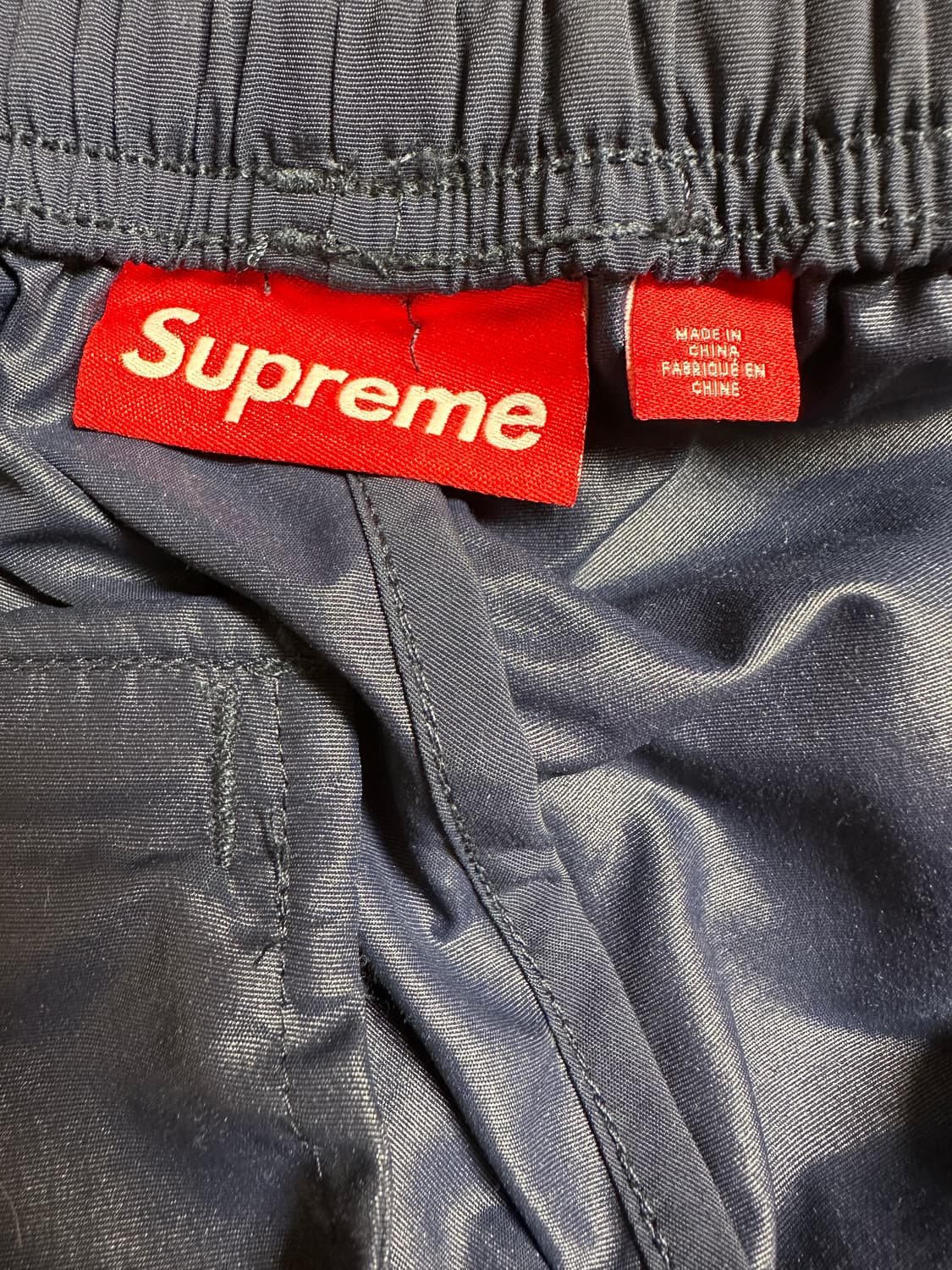 25ss Supreme contrast zip 웜업팬츠 (M) 상품이미지7