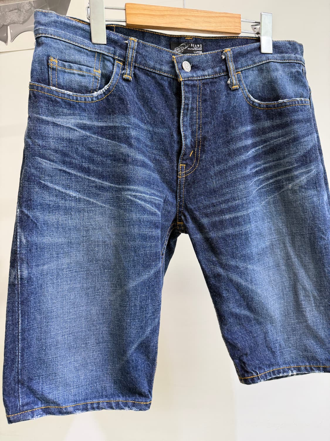 BEAMS (Made in Japan) 데님 쇼츠  상품이미지3