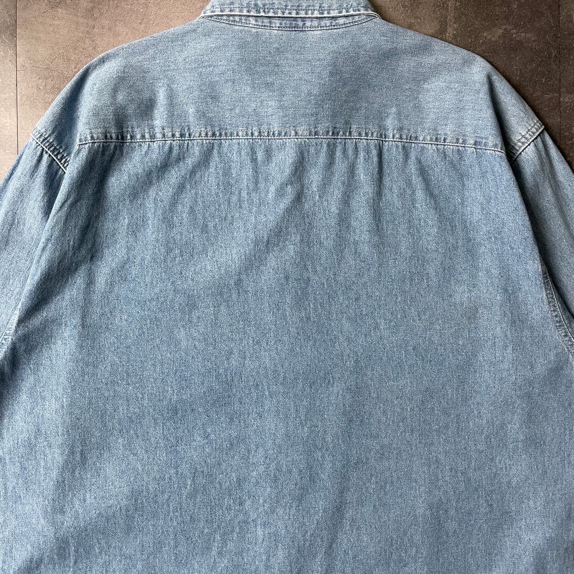 PORT AND COMPANY 빈티지 코튼 데님 셔츠 A00712 상품이미지8