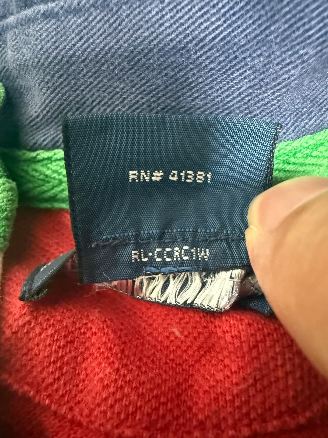 폴로 랄프로렌 2000s 빈티지 빅포니 럭비 pk 자수 카라티 (M) 상품이미지5