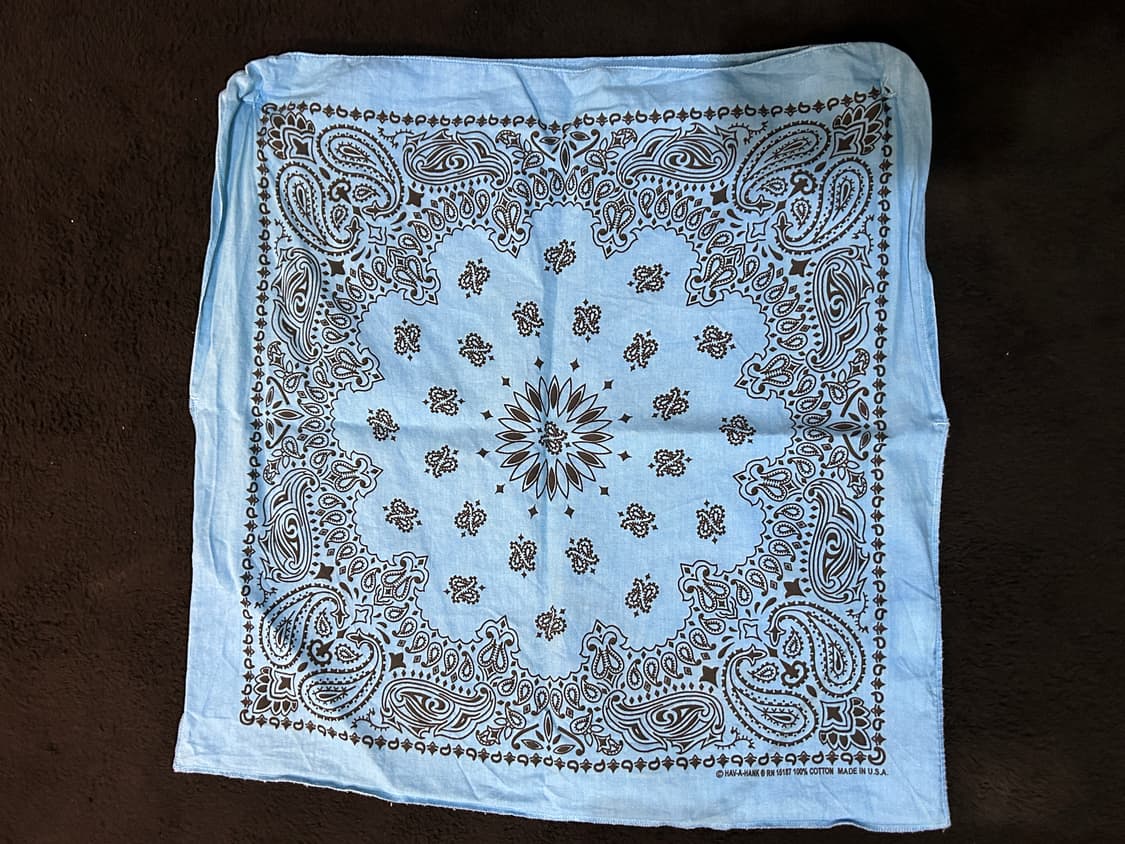 Grandmaison 하바행크 페이즐리 반다나 가방   상품이미지2