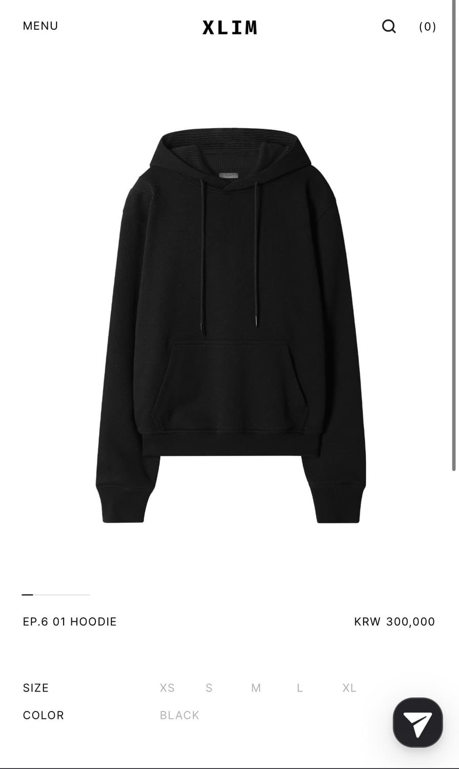 [L] Xlim ep6 후드티 검정 상품이미지1