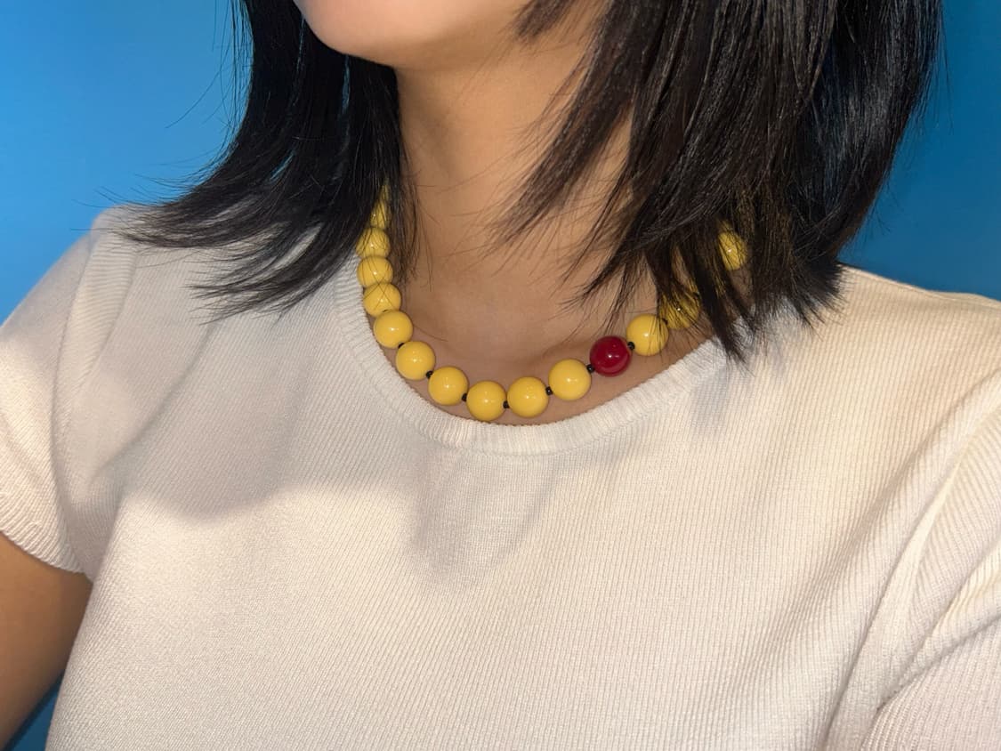 Butter cherry necklace  상품이미지1
