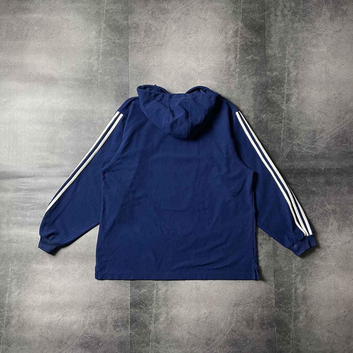 ADIDAS 1990s 아디다스 빈티지 블루 후드티 A00525 상품이미지5