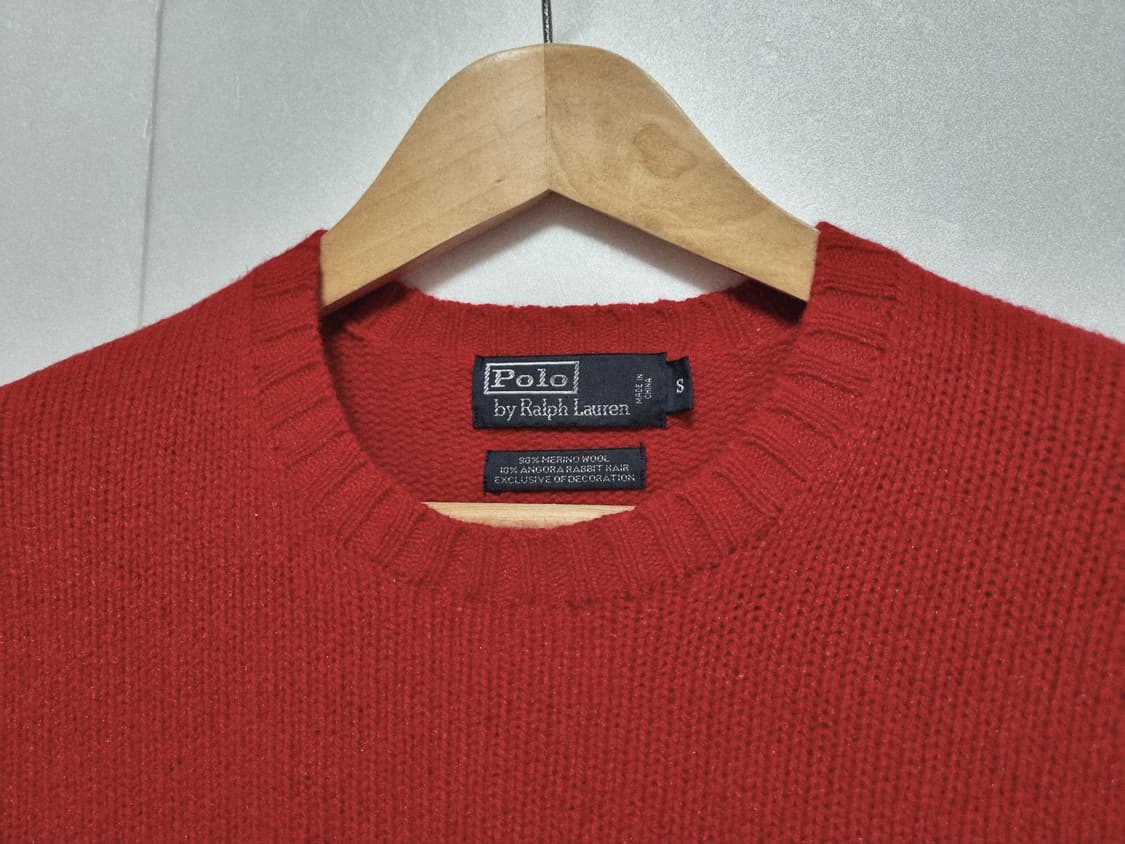 남성 폴로 POLO 메리노 울 & 래빗 앙고라 긴팔 니트 스웨터 상품이미지4