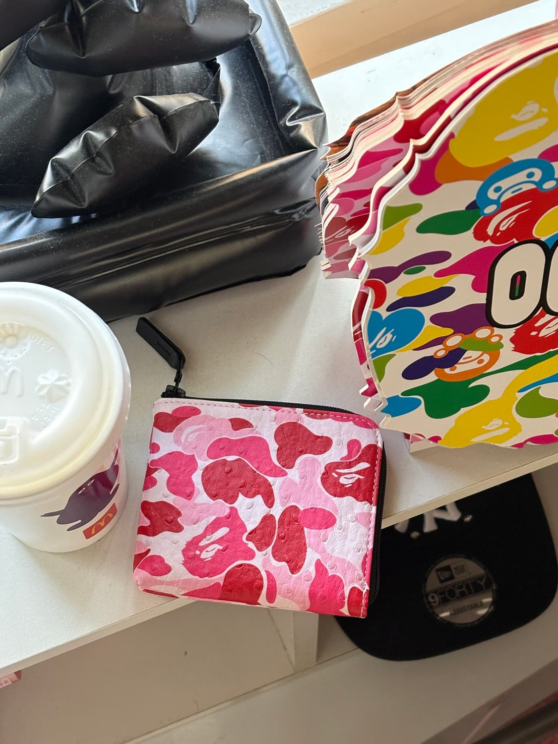 베이프 핑크지갑 상품이미지8