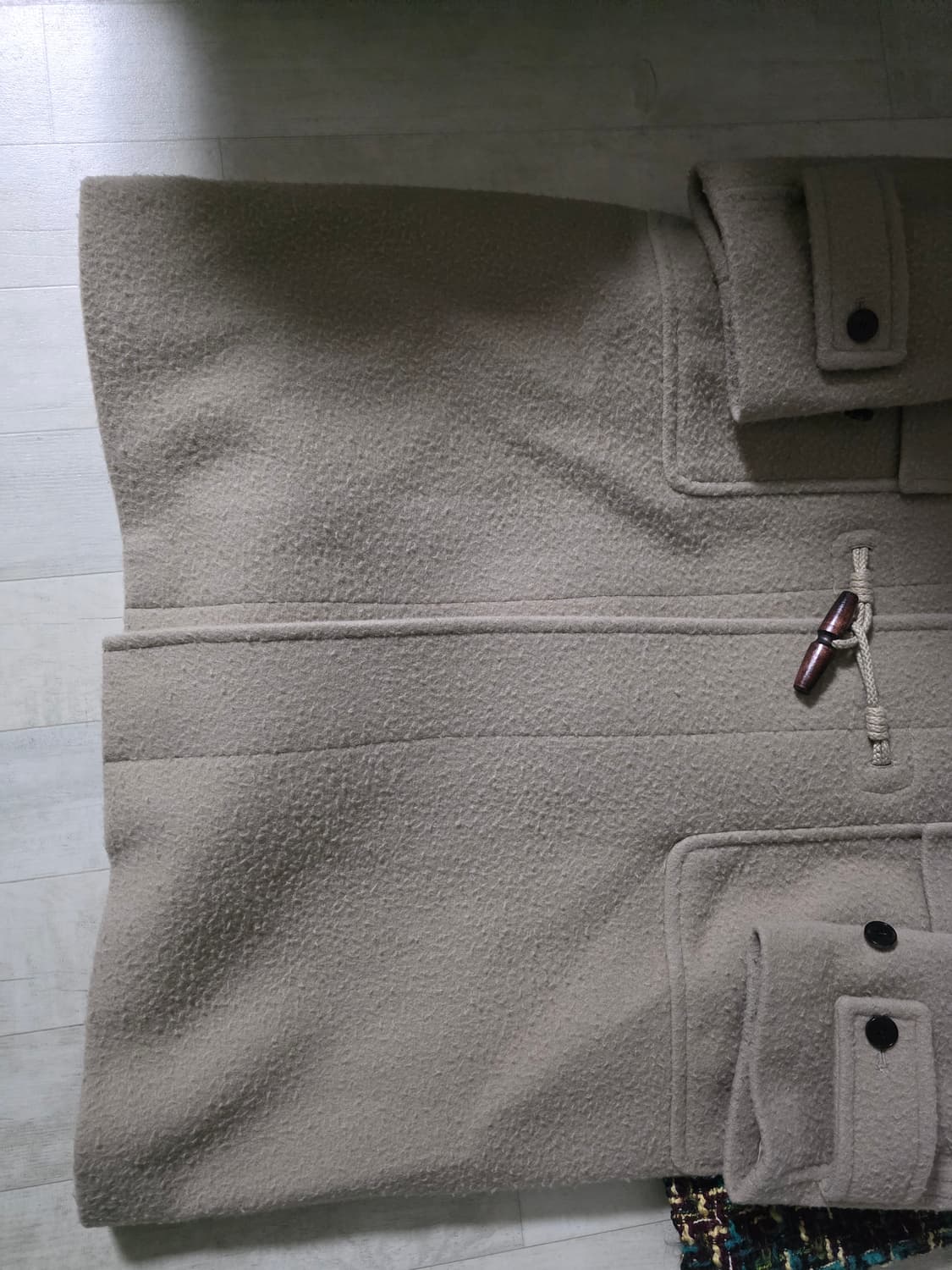 인사일런스 인테스프라 텍스처드 울 더플 코트 L 상품이미지6