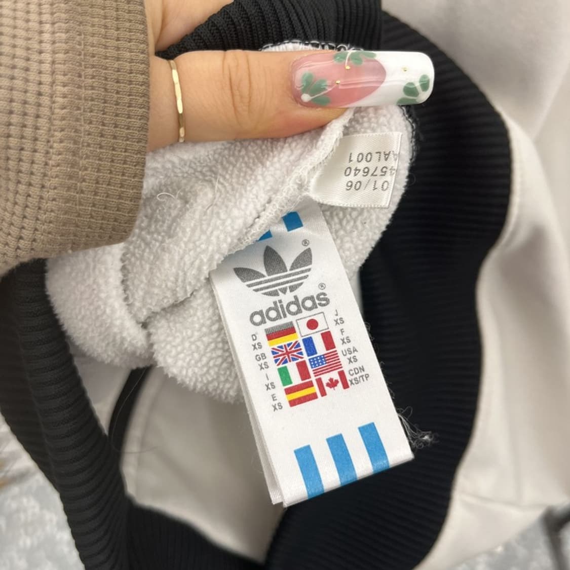 아디다스 희귀 빈티지 무하마드 알리 져지 집업 XS C11019 상품이미지6