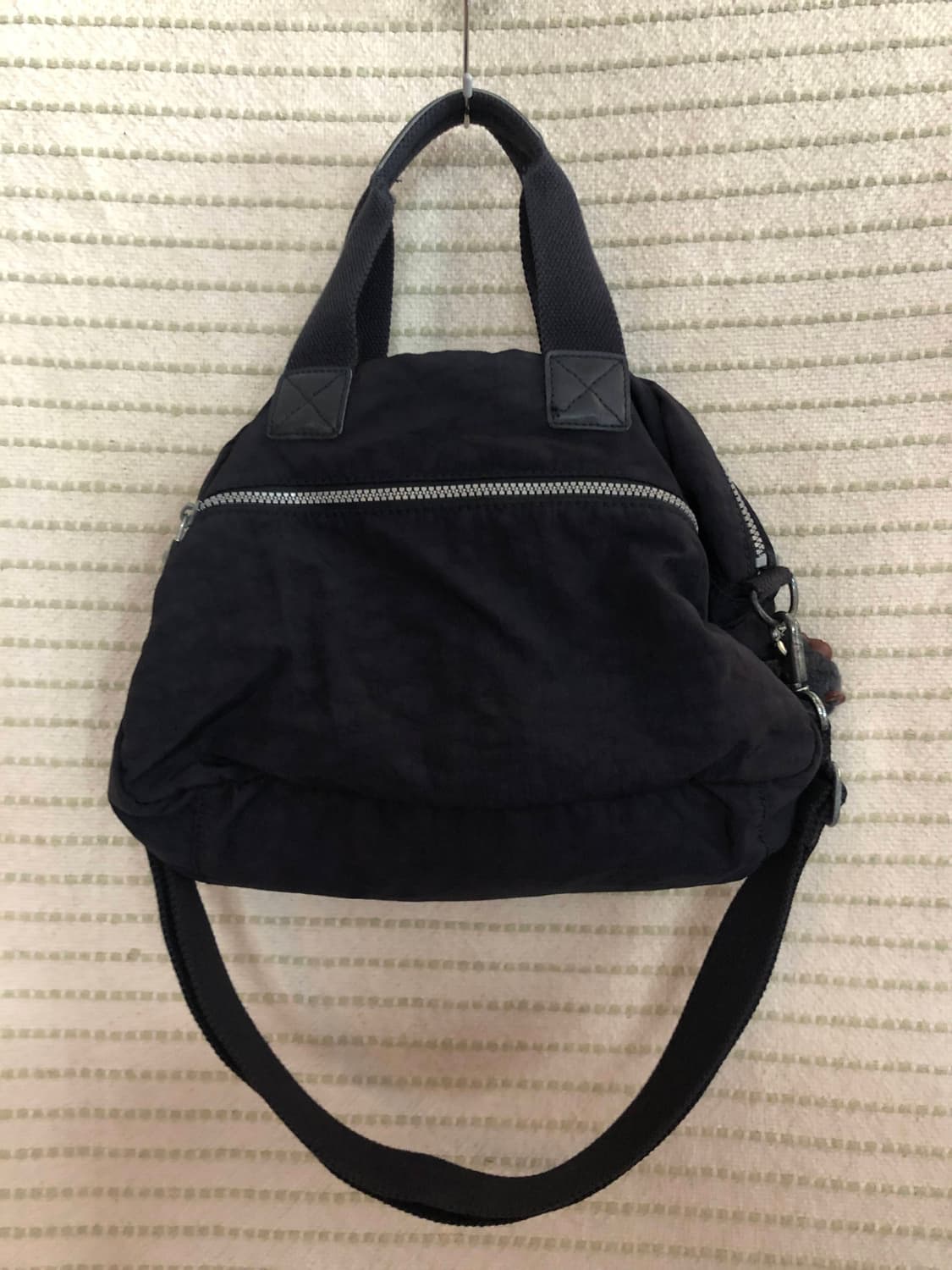 빈티지 키플링 Y2K 다크 네이비 나일론 숄더백 토트백 상품이미지2