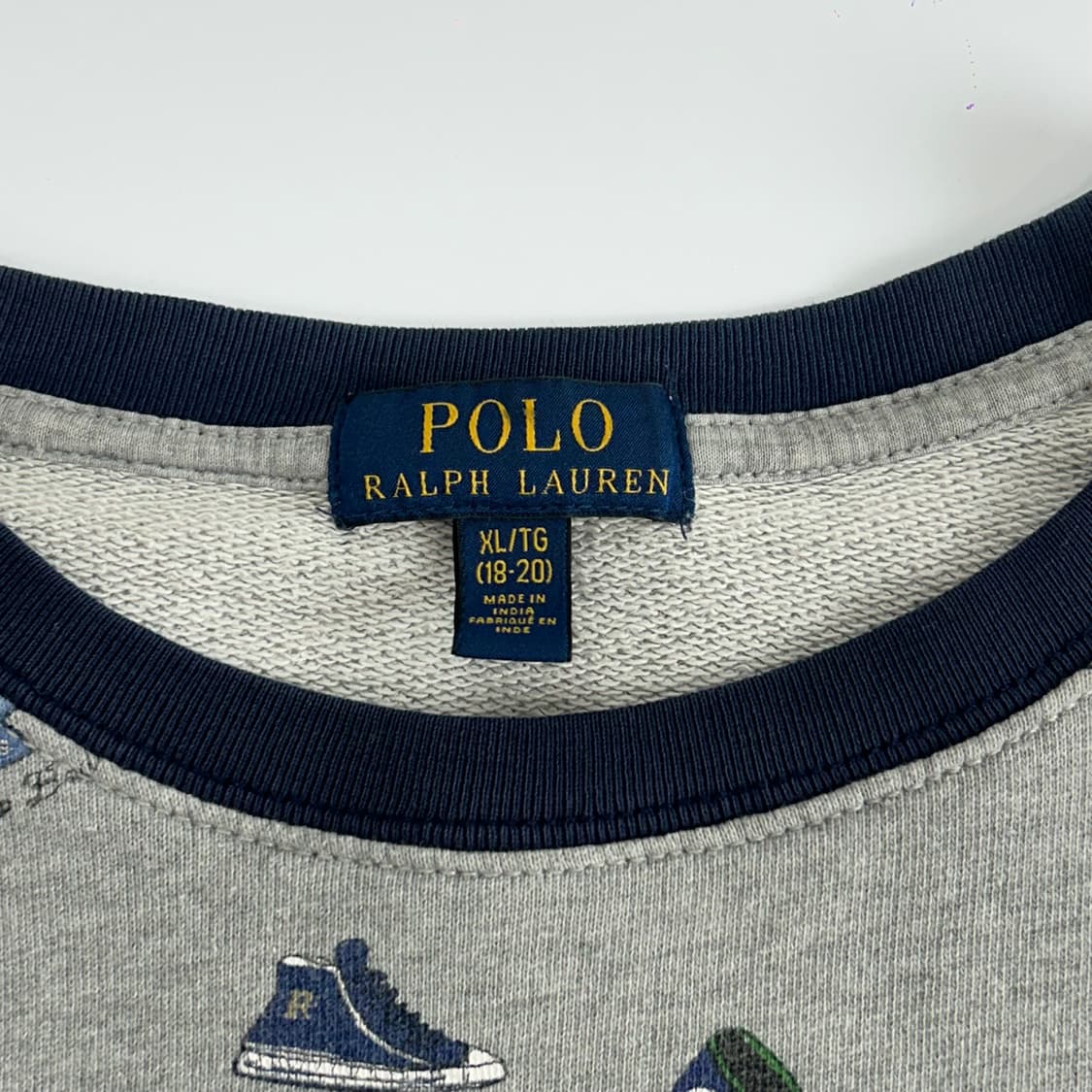 Polo 폴로 베어 패턴 그레이 롱 슬리브 상품이미지5