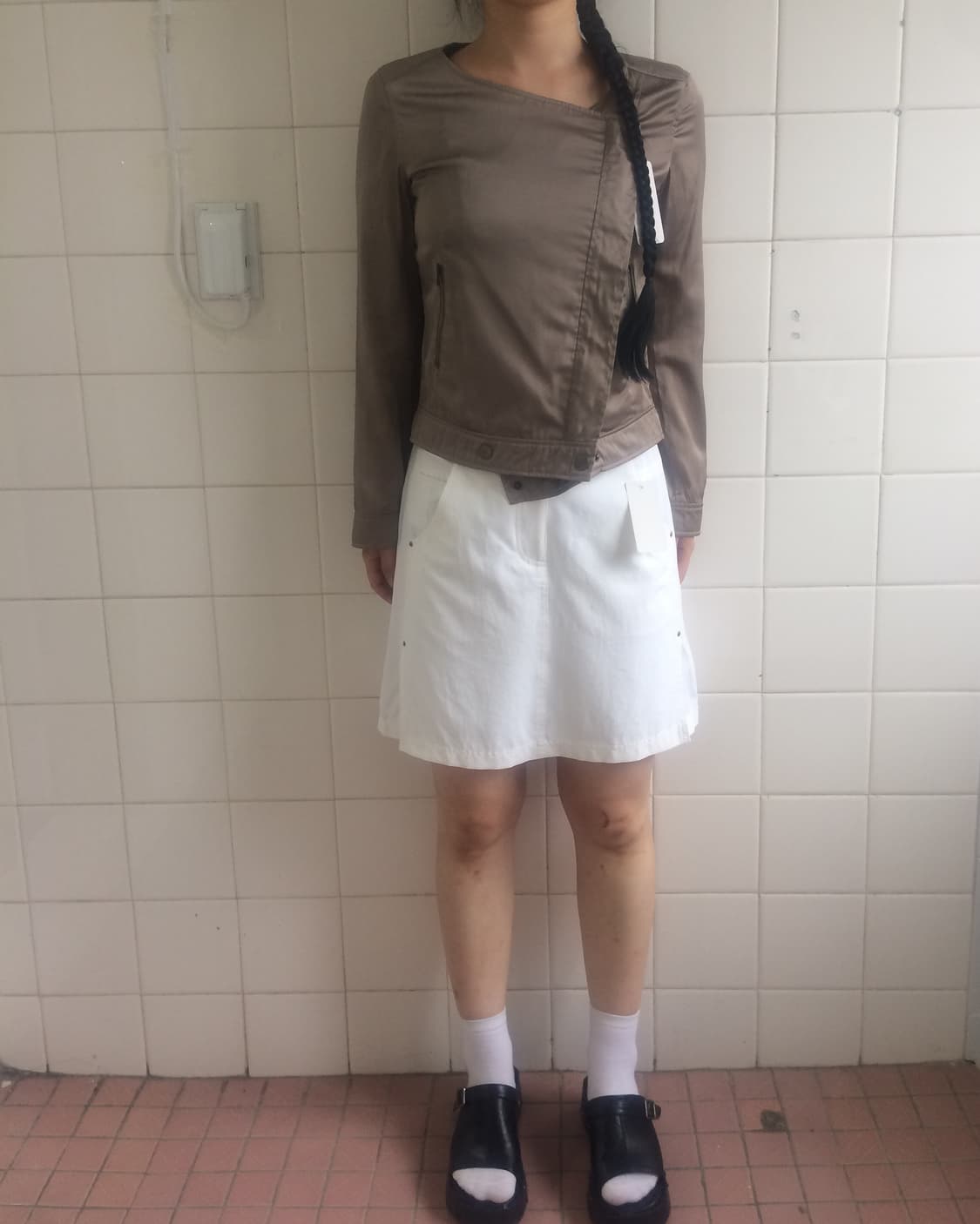 Stud point mini short skirt 상품이미지4