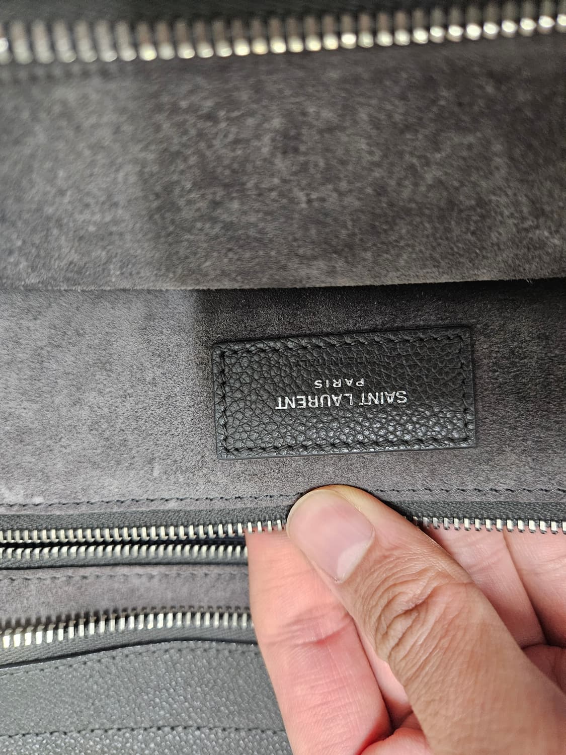 생로랑 리브고쉬 탑 토트백 블랙 상품이미지9