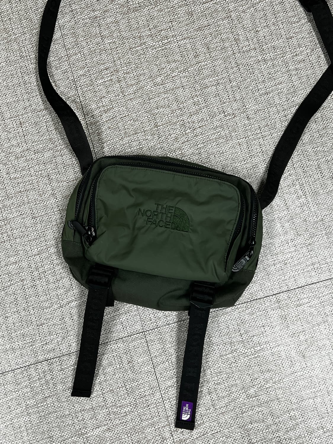 노스페이스 퍼플라벨 숄더백 카키 상품이미지1