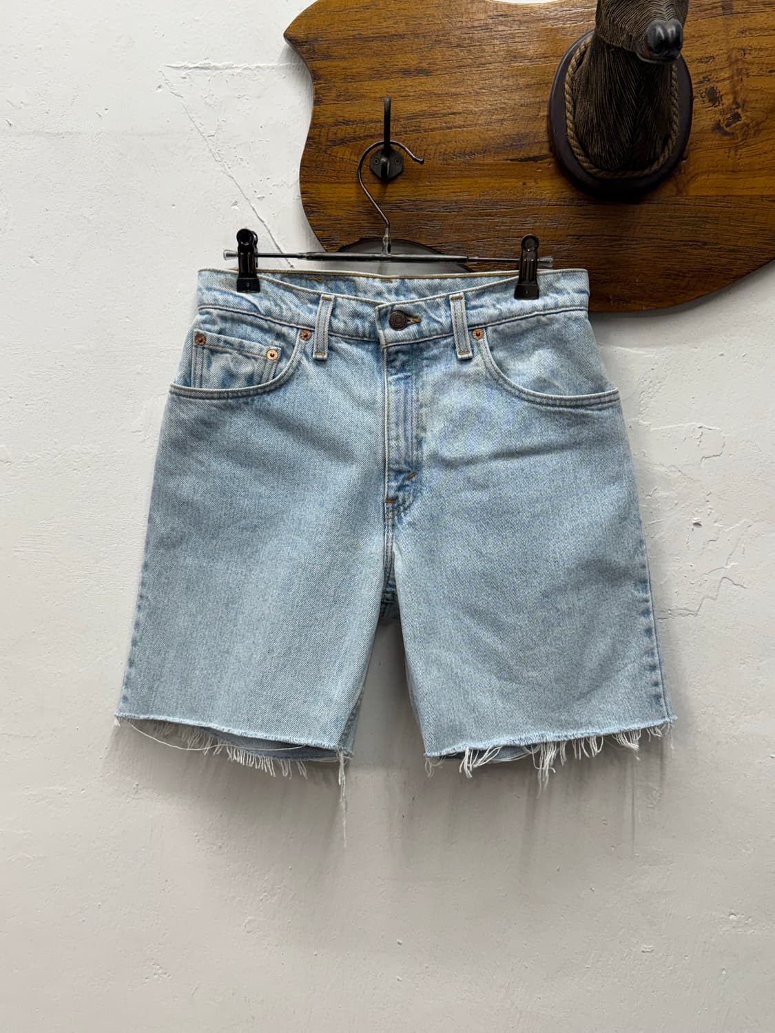 90s USA Levi's 550 Relaxed Denim Shorts 상품이미지4