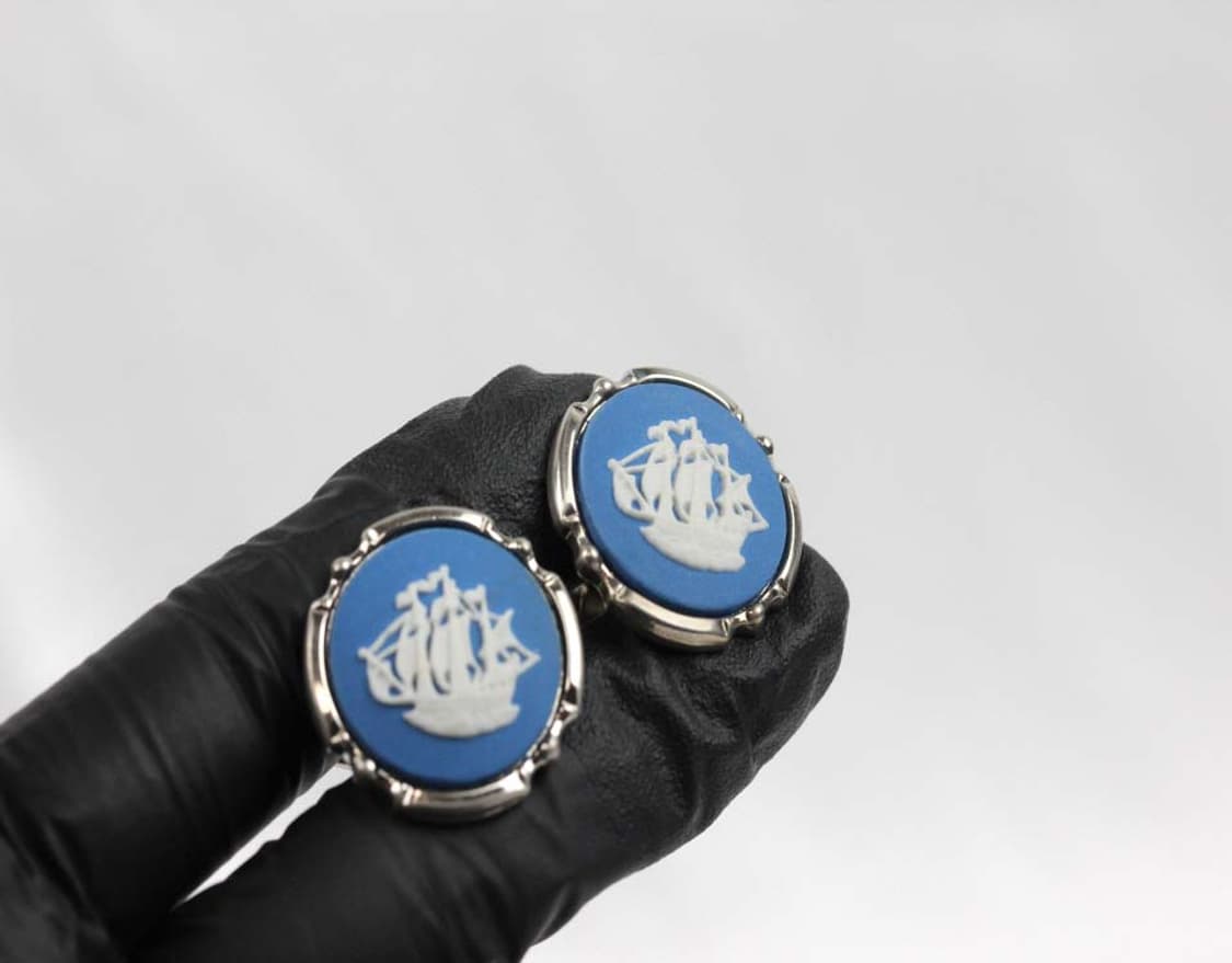 웨지우드 B+등급 남자 명품 커프스 제스퍼 상품이미지4