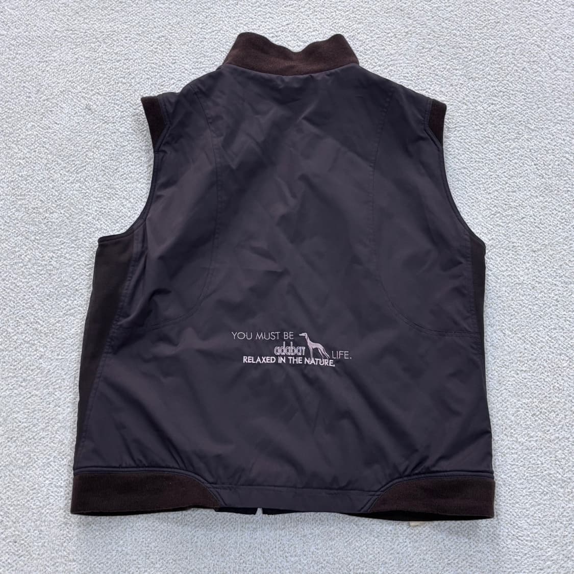 02(95) 아다바트 풀집업 지퍼 베스트 0402E 상품이미지2