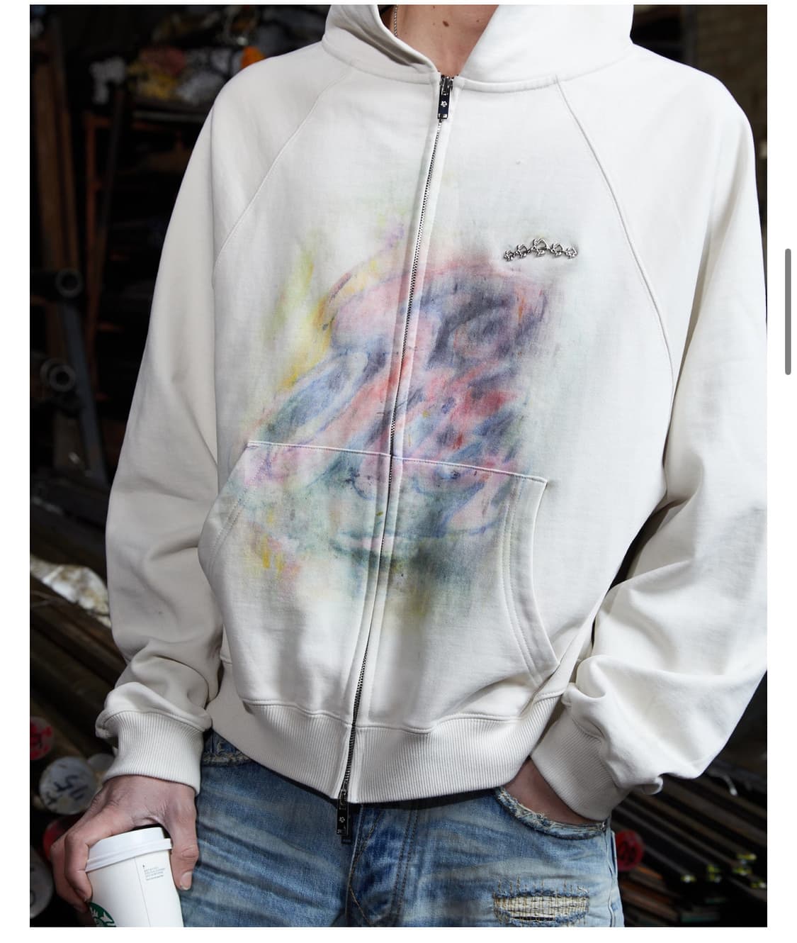 pacosply SIREN CRAYON ZIP UP HOODIE  상품이미지4