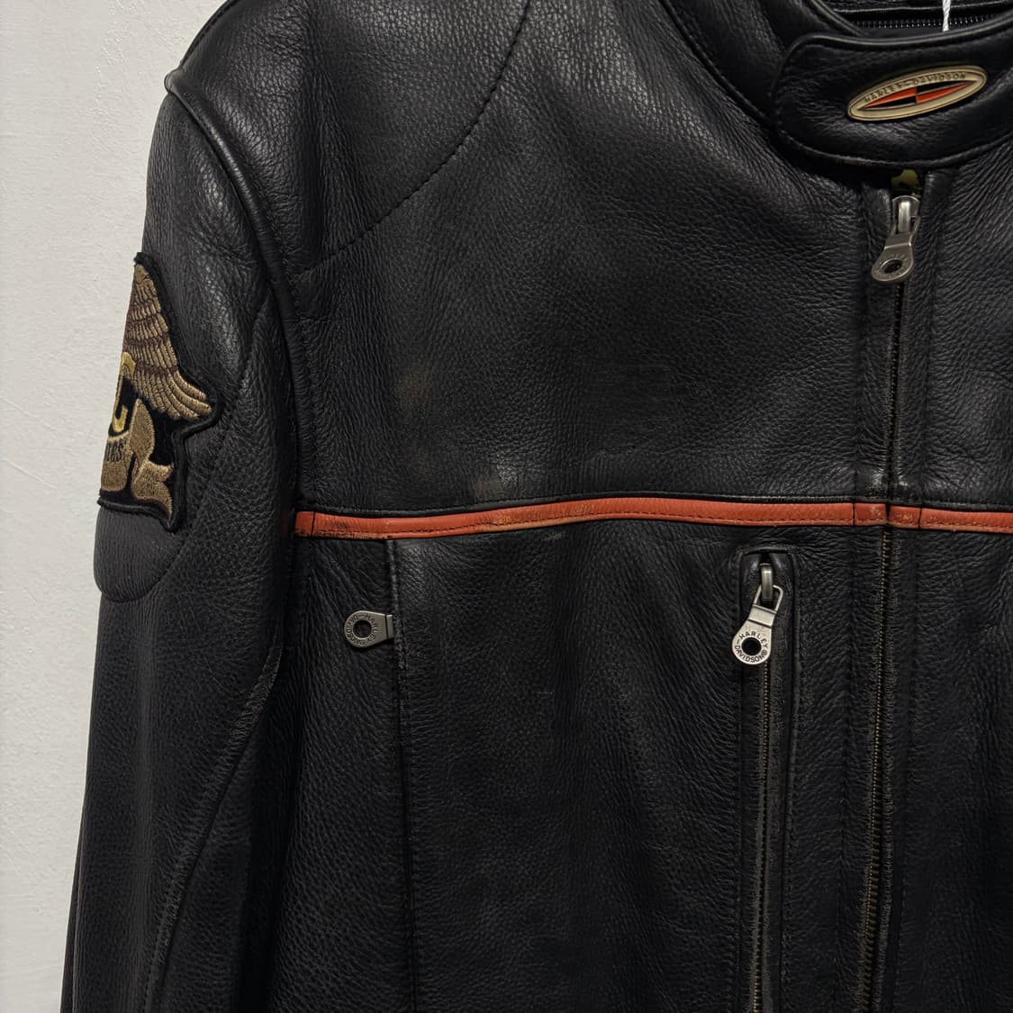 할리데이비슨 빅로고 라이더 자켓 상품이미지4