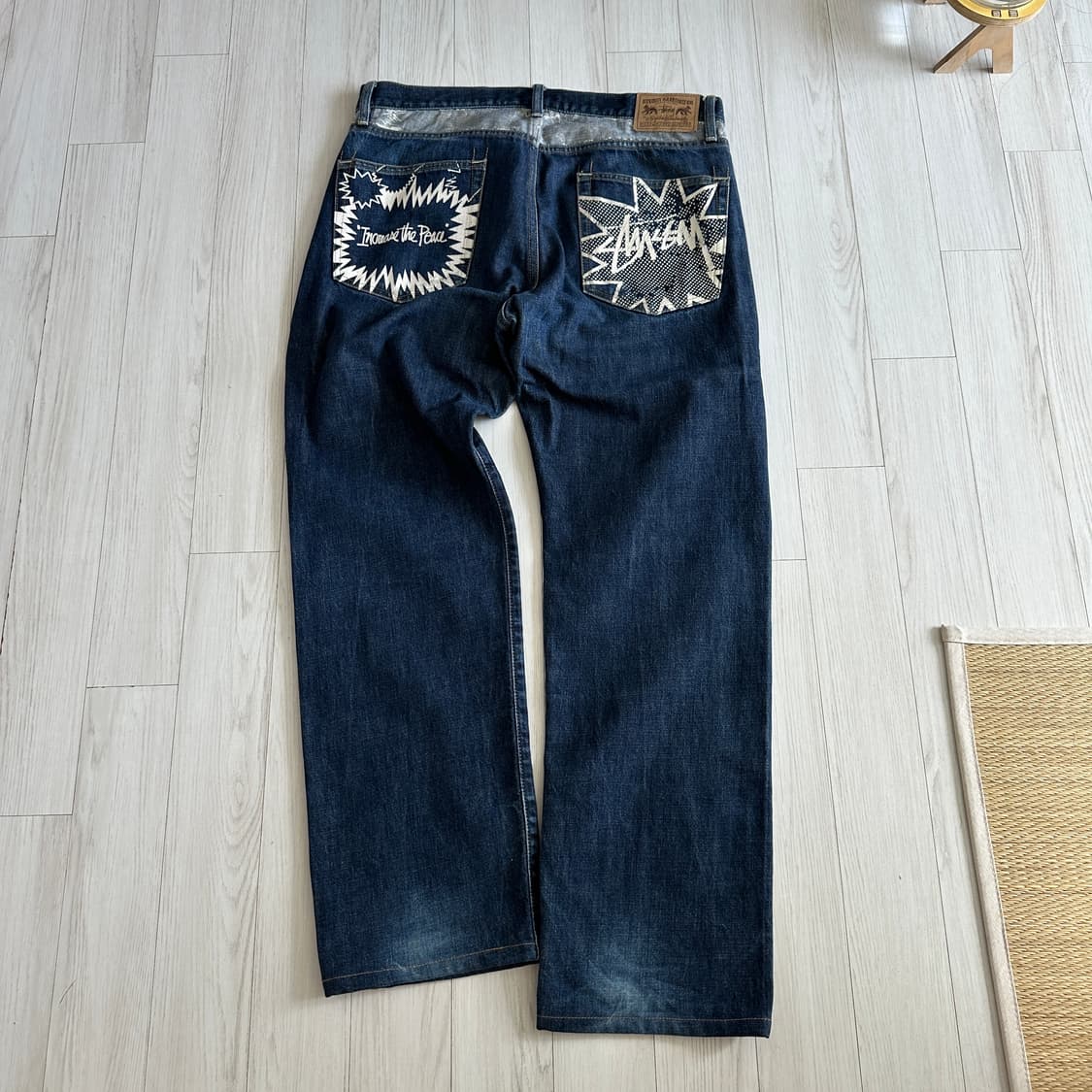 Stussy 스투시 00s 버스트 그래픽 포켓 데님 팬츠 / Vintag 상품이미지1