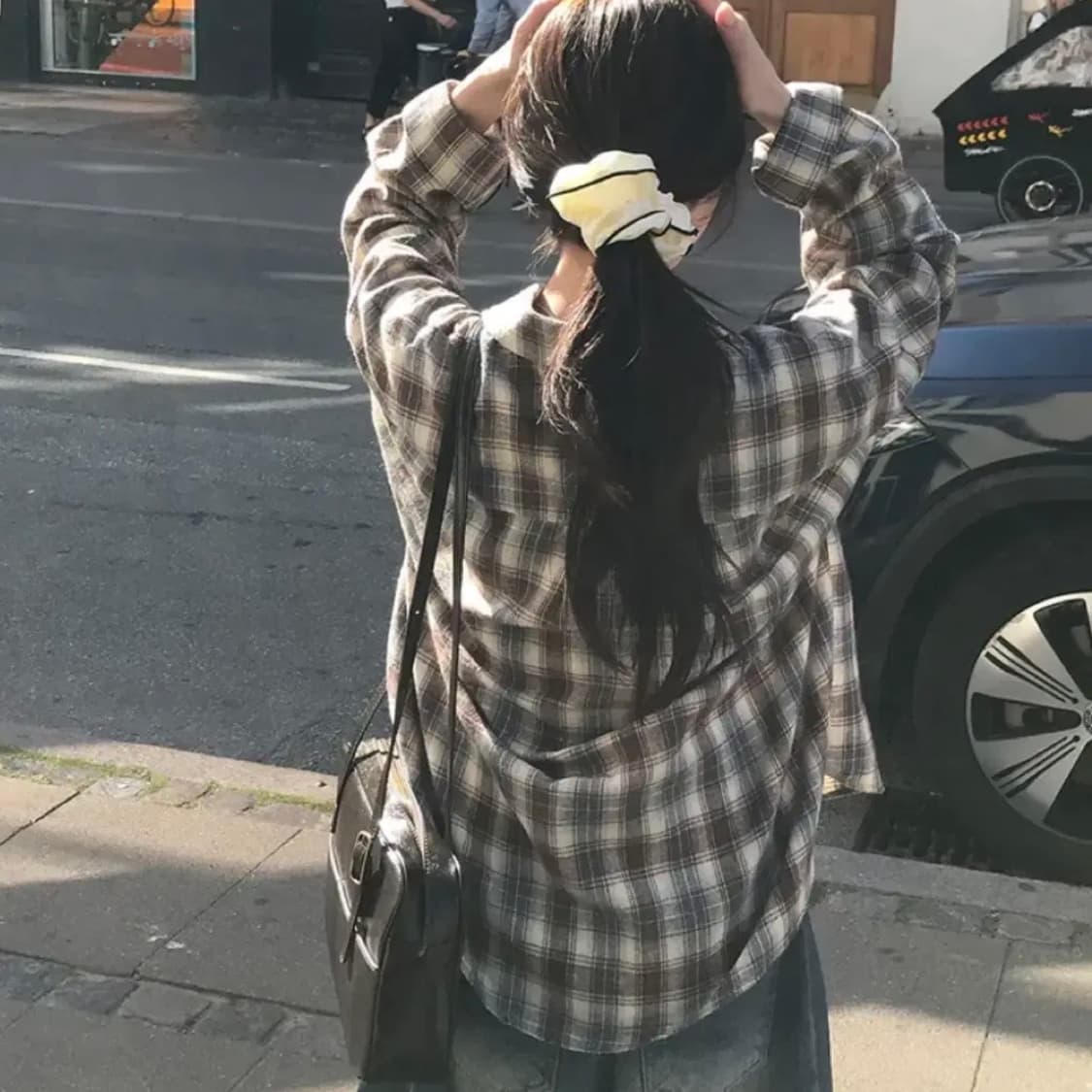 미니포에 체크셔츠 상품이미지1