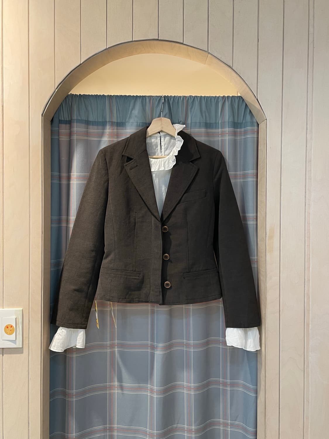 made in ITALY 히든버튼자켓 상품이미지1