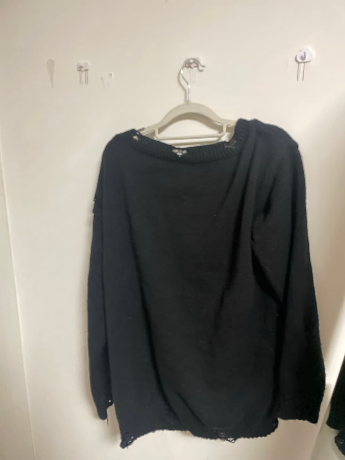 <나비 오프숄더 니트> 상품이미지2