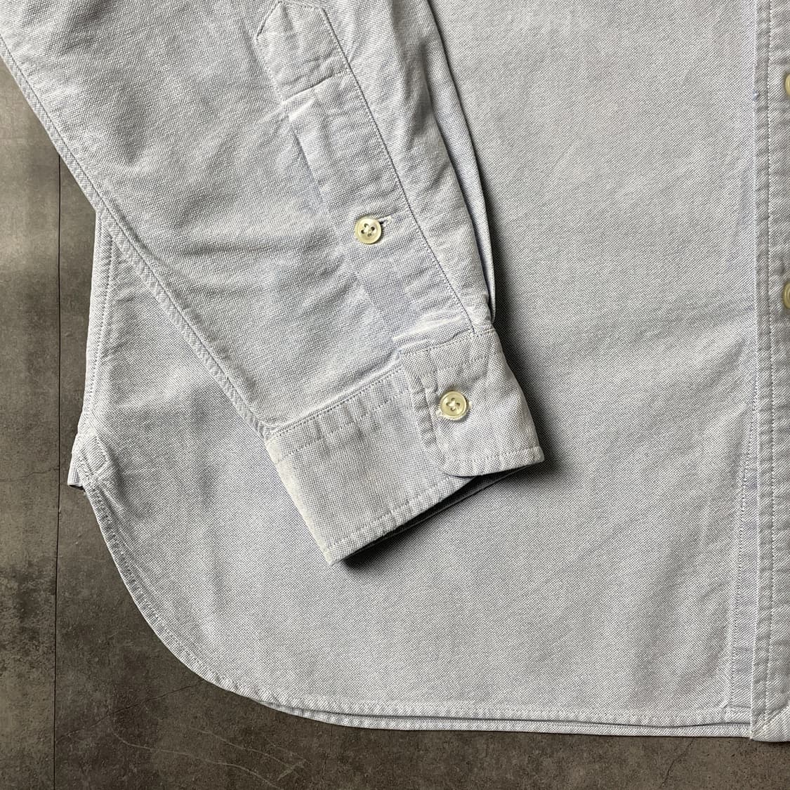 RALPH LAUREN 랄프로렌 빈티지 라이트블루 배색칼라 코튼셔츠 상품이미지6