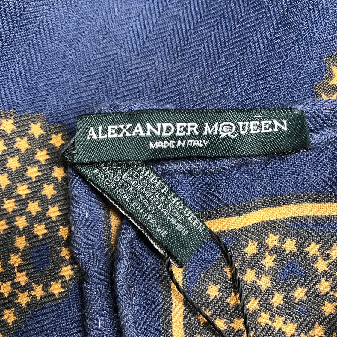 알렉산더 맥퀸 실크 혼방 스카프 상품이미지5