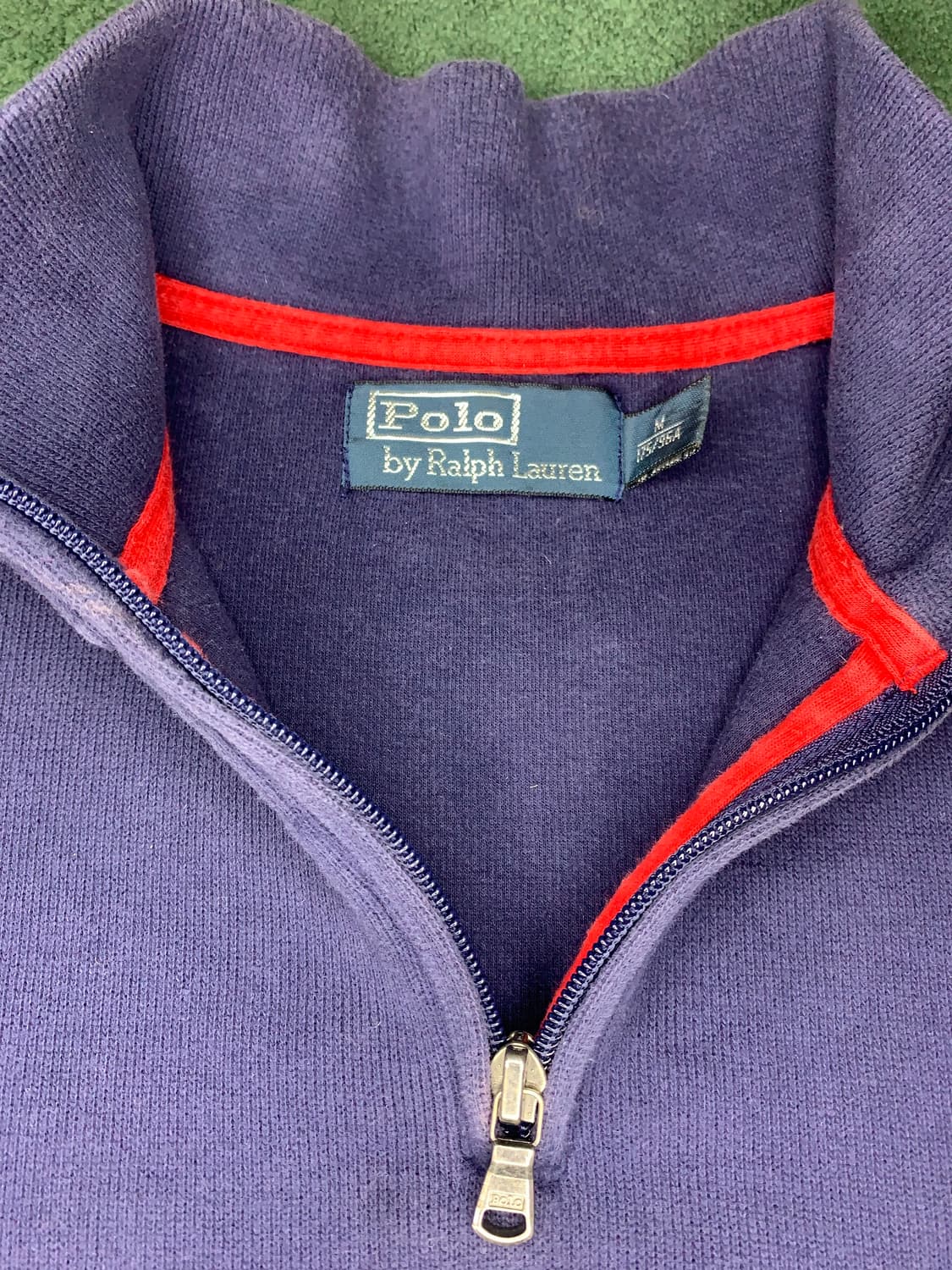 90년대 폴로 랄프로렌 반집업 니트입니다 상품이미지3