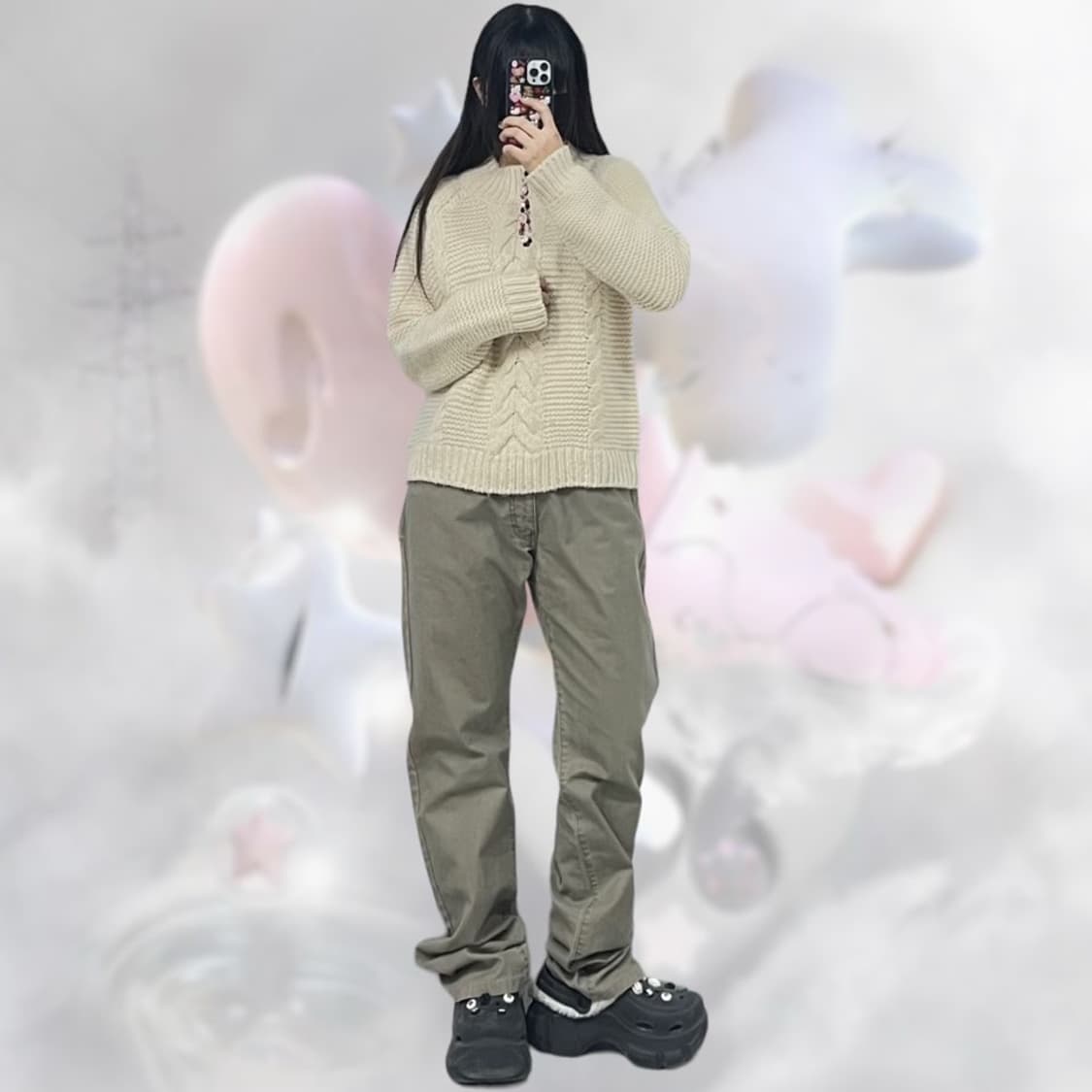 니코앤드 꽈배기 니트 상품이미지1