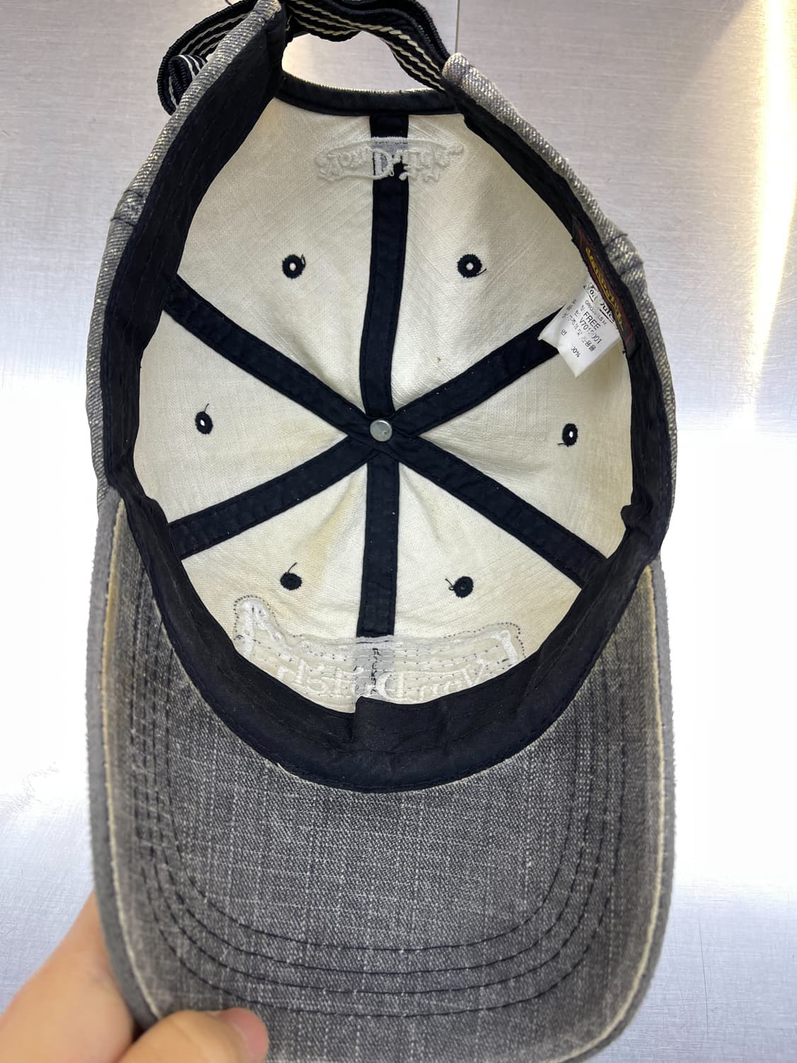 본 더치 Y2K 워싱 데님 캡 상품이미지4