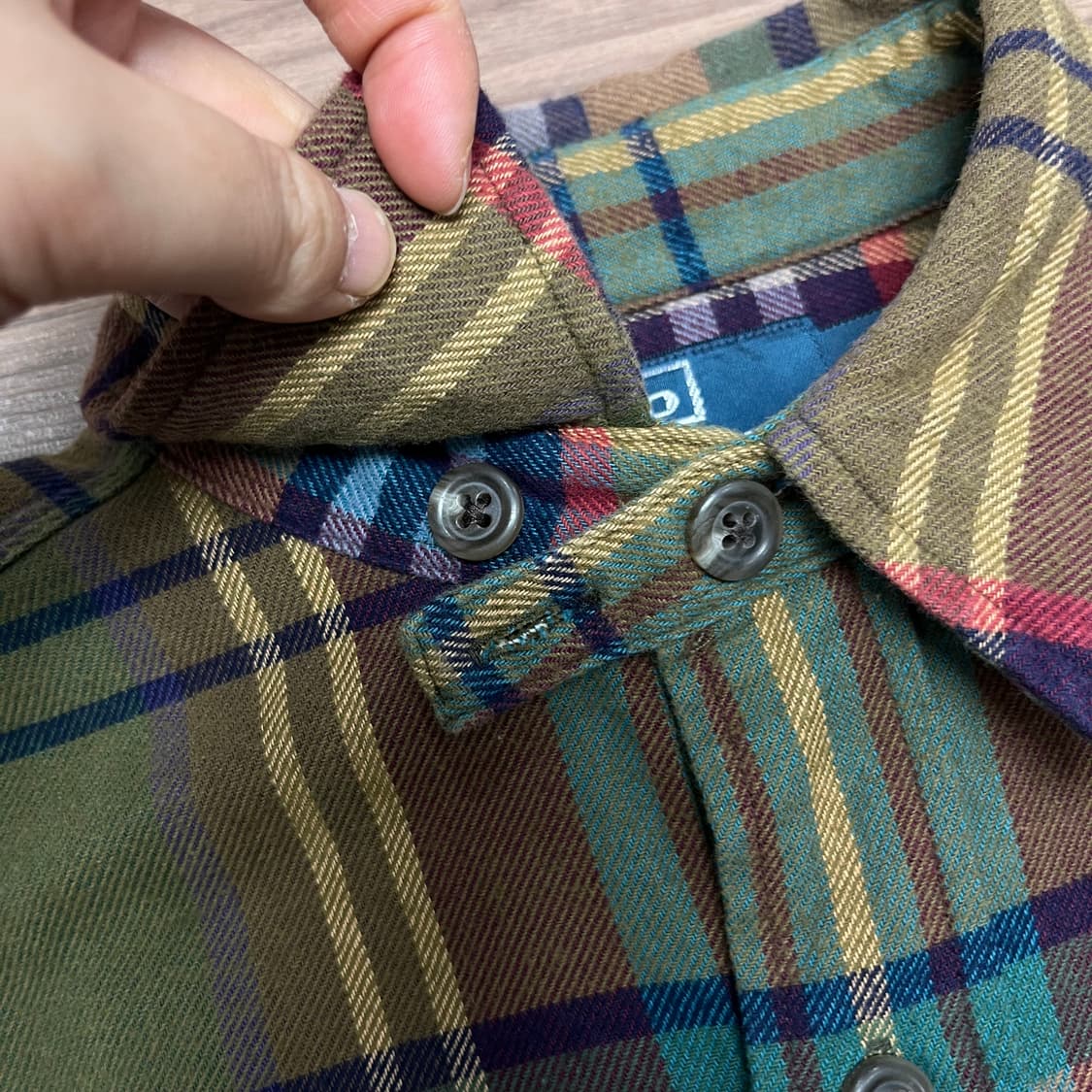 95 폴로랄프로렌 컨트리 체크 엘보우 패치셔츠 상품이미지3