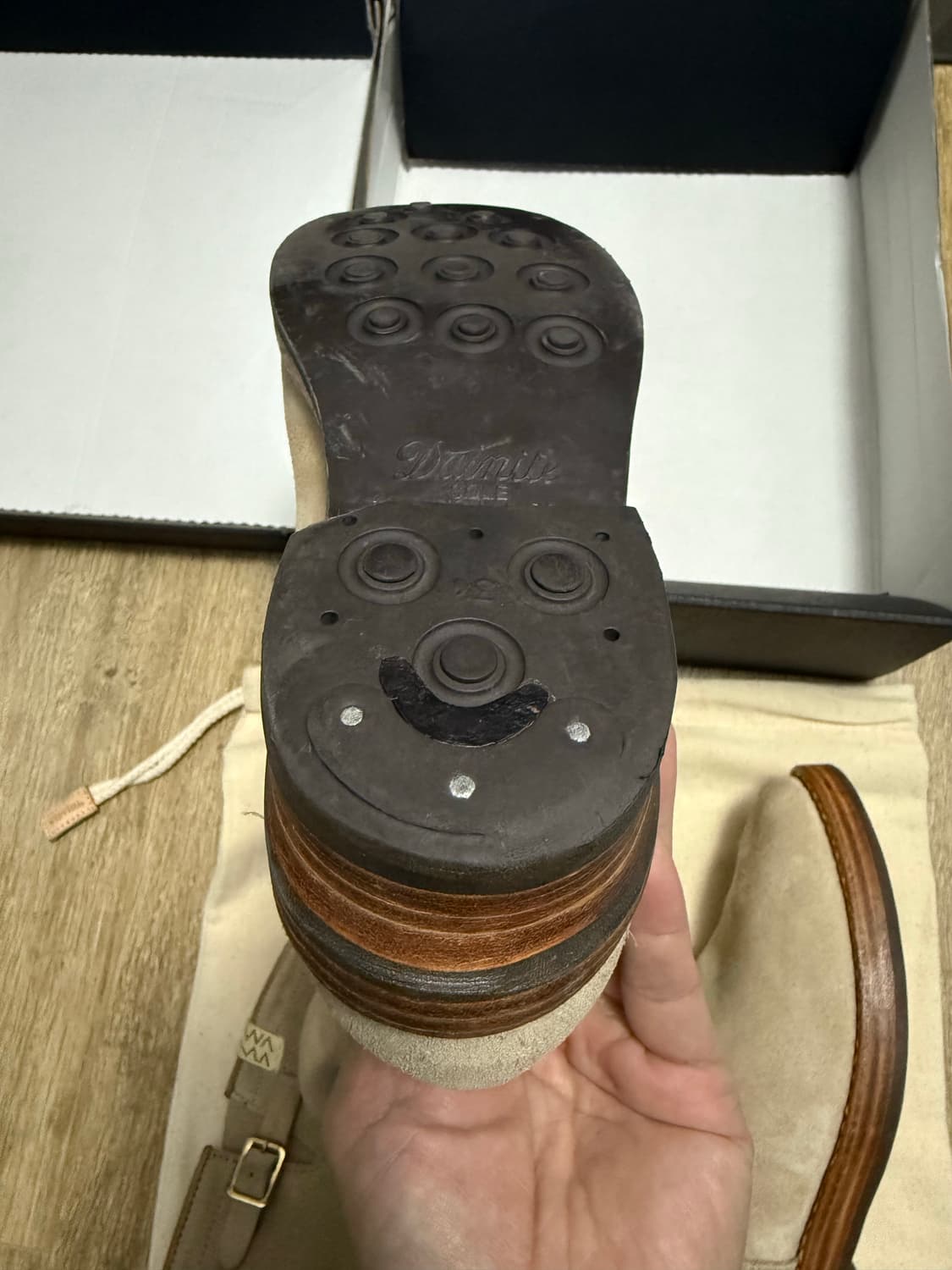 비즈빔 23SS T.W.O. Boots 투 부츠 엔지니어 부츠 샌드 상품이미지9