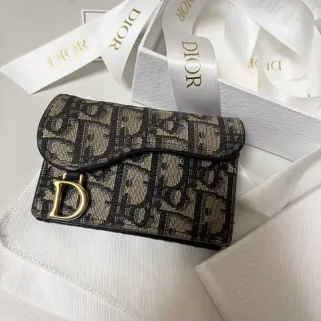 디올 오블리크 새들 지갑 상품이미지2