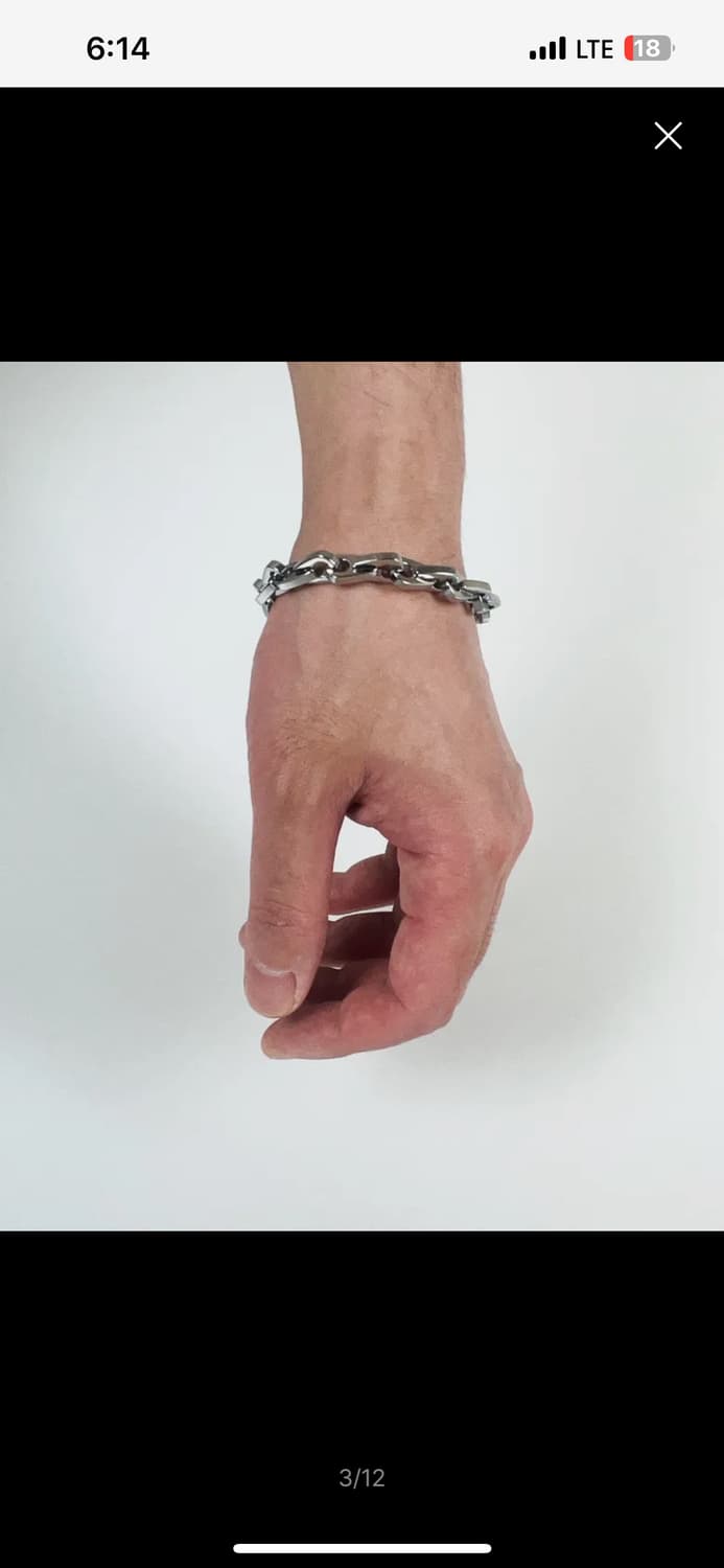 섹스토 Bottle Cap Chain Bracelet Silver 상품이미지1
