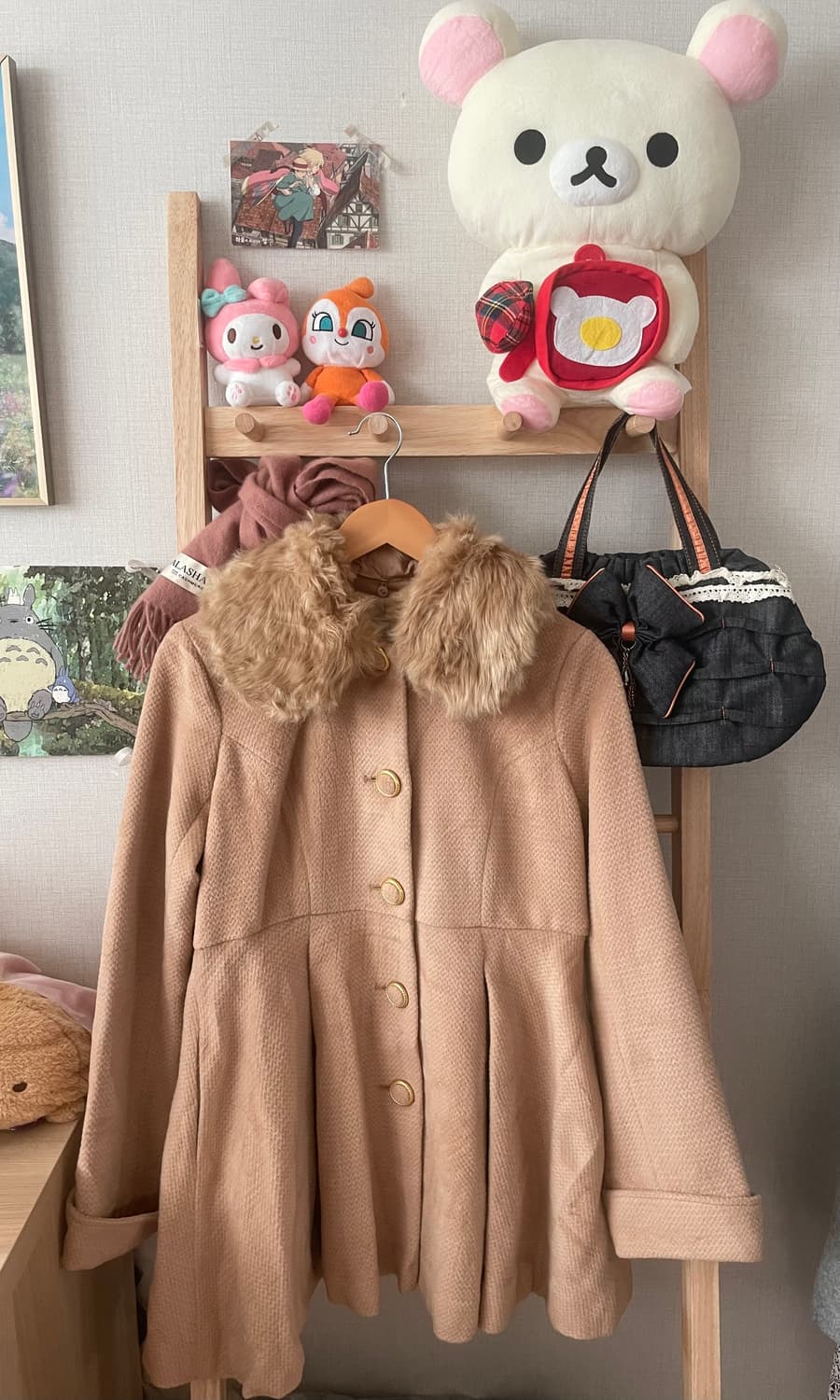 모리걸 빈티지 라떼갸루 퍼 코트 🤎🧡 상품이미지1