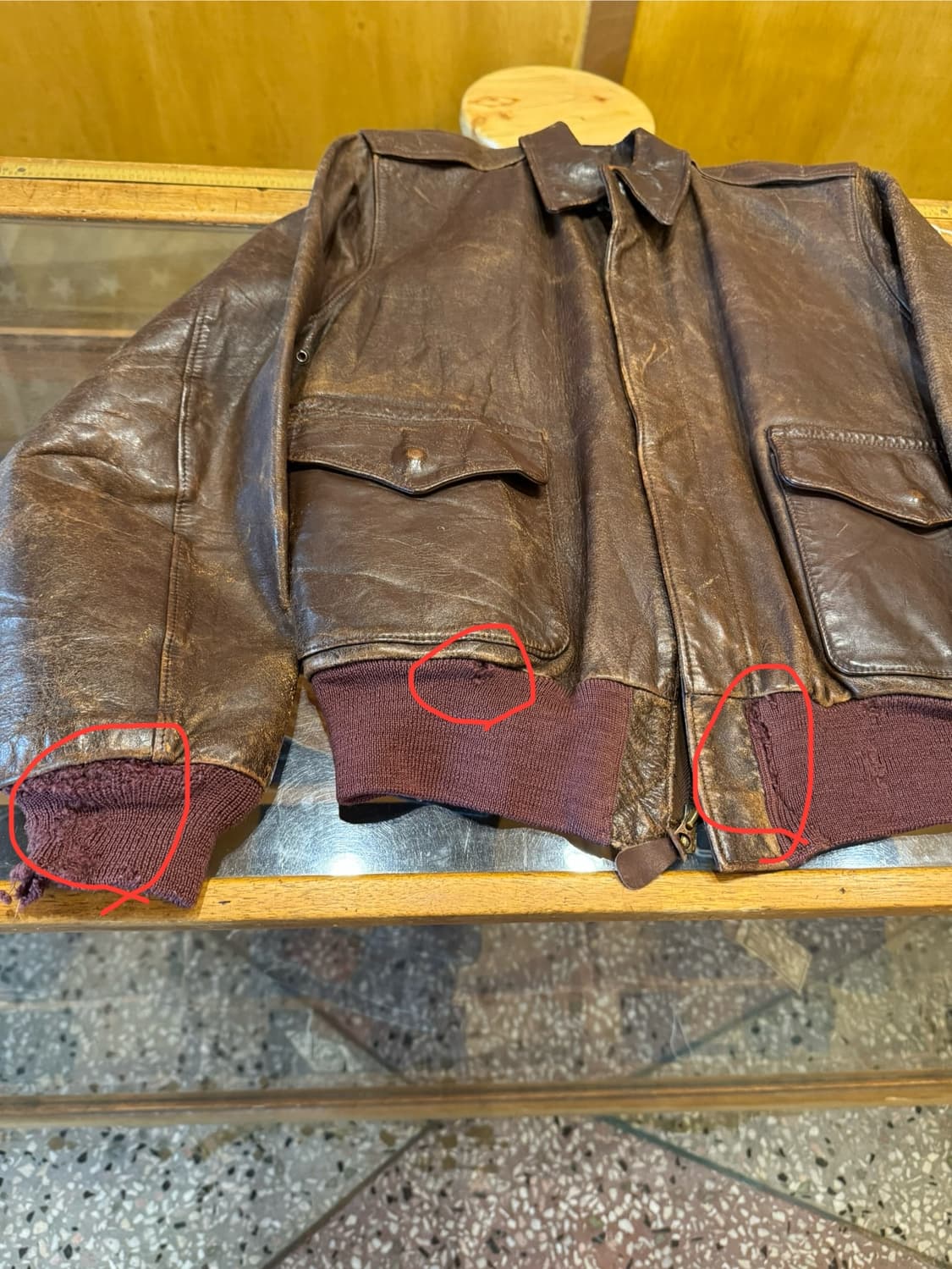 40s USAAF A-2 Flight Jacket (38) 상품이미지10
