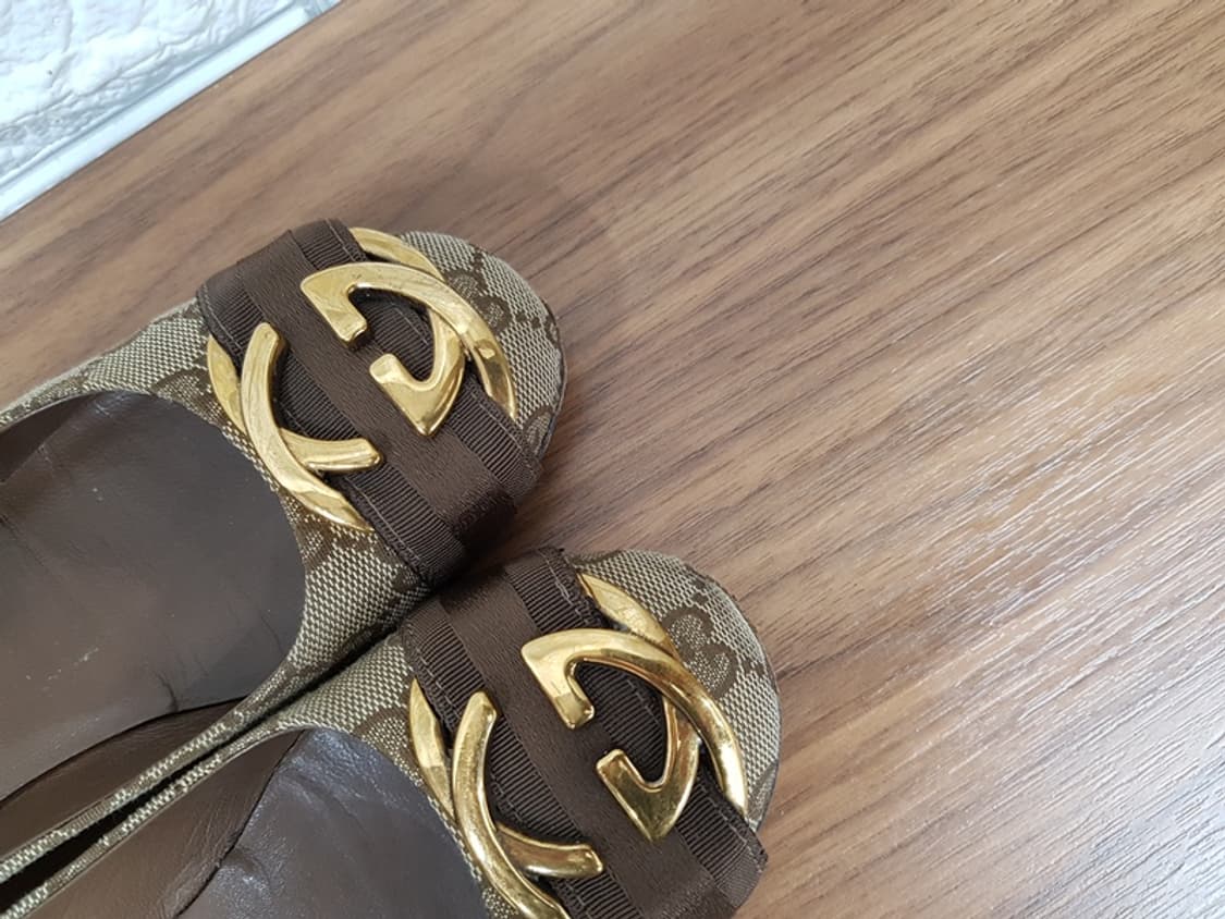 구찌 낮은굽 구두 230 (정품 247123) 통굽 상품이미지5