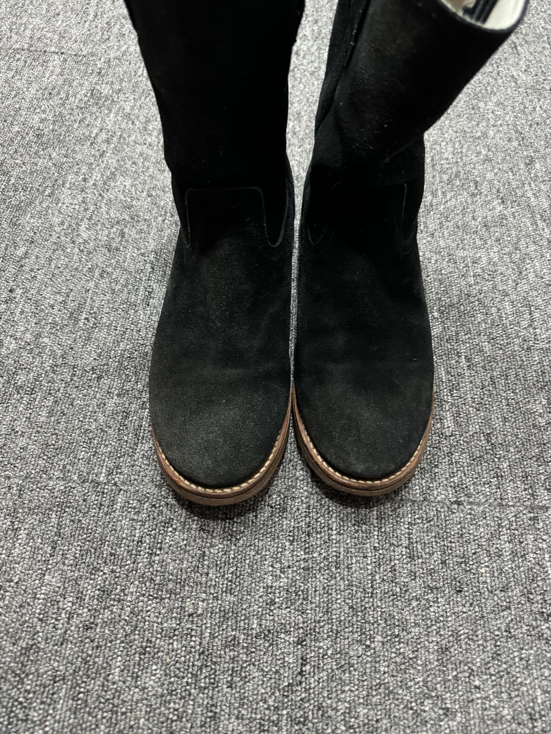 빔즈 페코스 스웨이드 블랙 웨스턴 부츠 265 상품이미지5